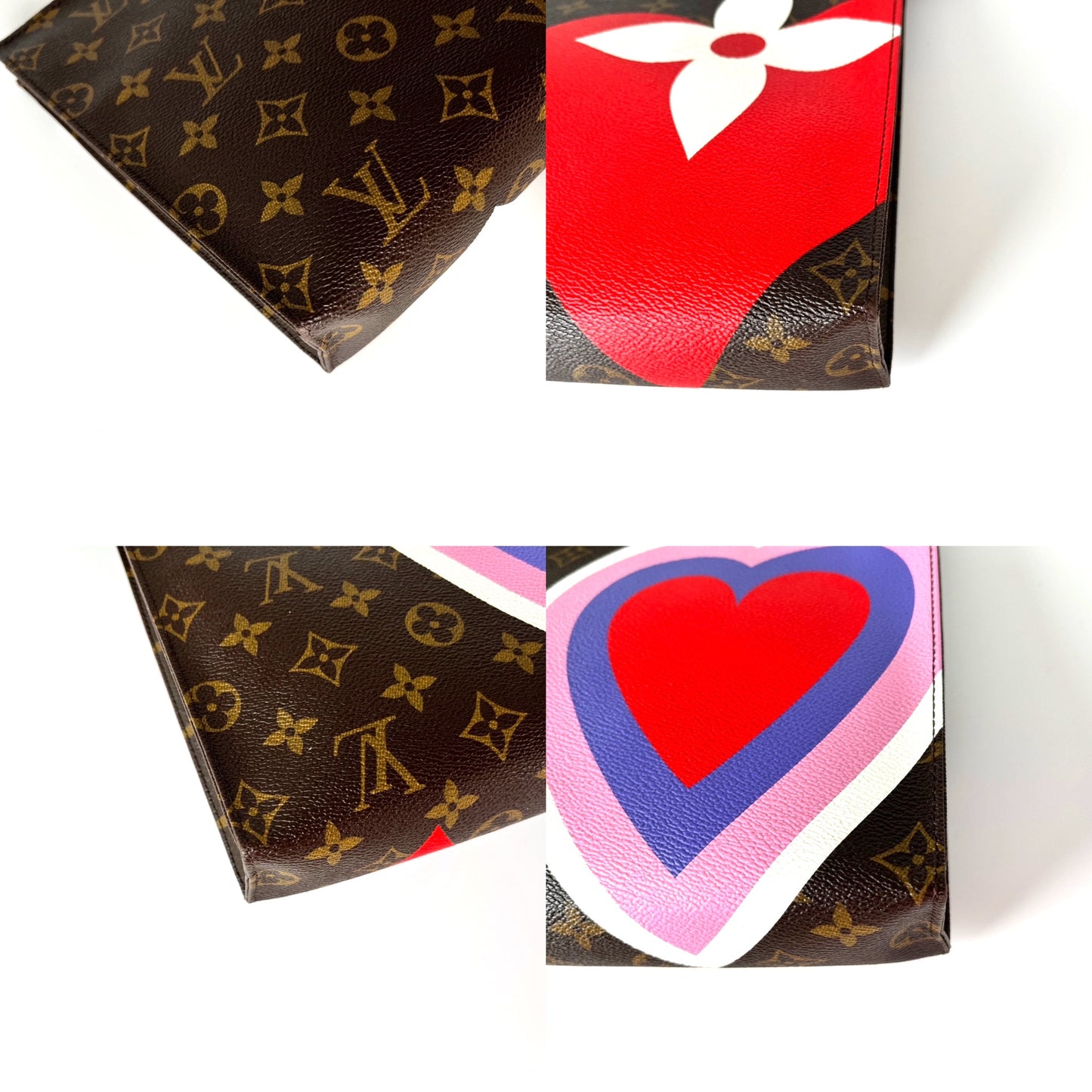 LOUIS VUITTON Monogram 2021 Game On Zip Brown Toiletry Heart Pouch Bag 26