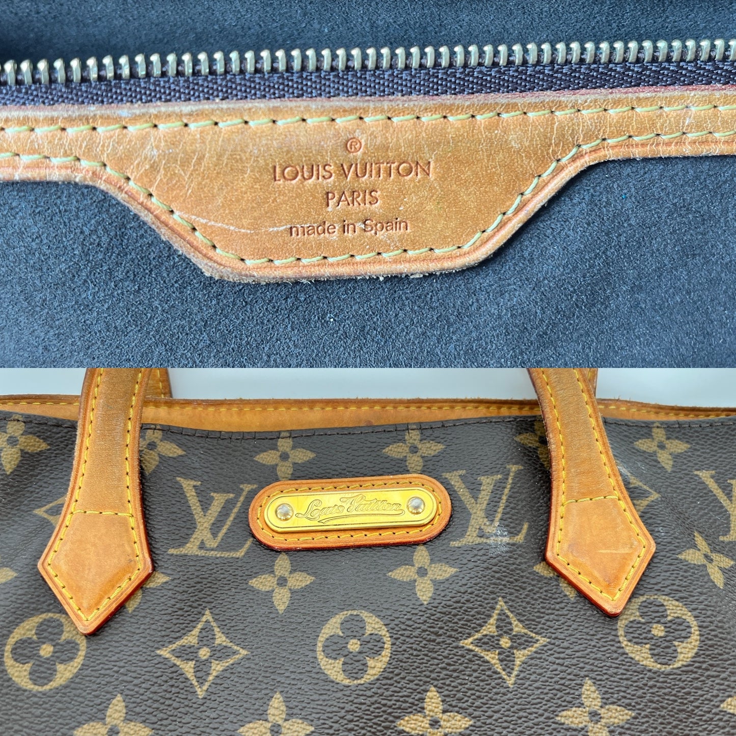 Louis Vuitton Wilshire MM Monogram Brown Tote Bag