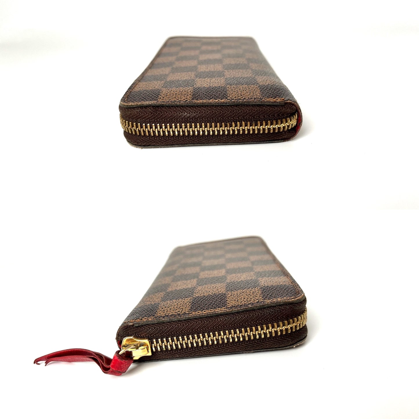 Louis Vuitton Damier Ebene Clemence Zip Wallet