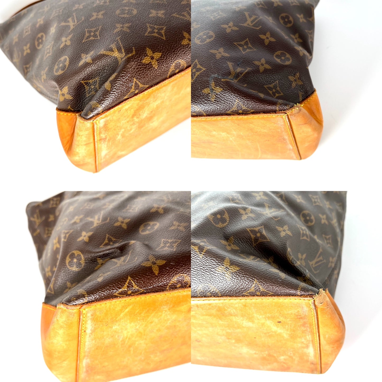 Vintage Louis Vuitton Monogram Cabas Mezzo Brown Tote