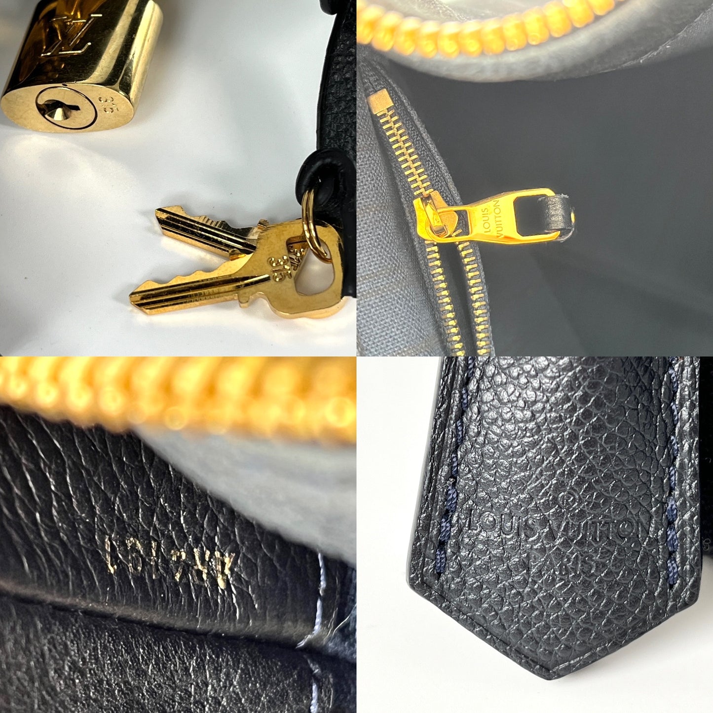 Louis Vuitton Audacieuse Black Empreinte Suede Leather Hobo Bag