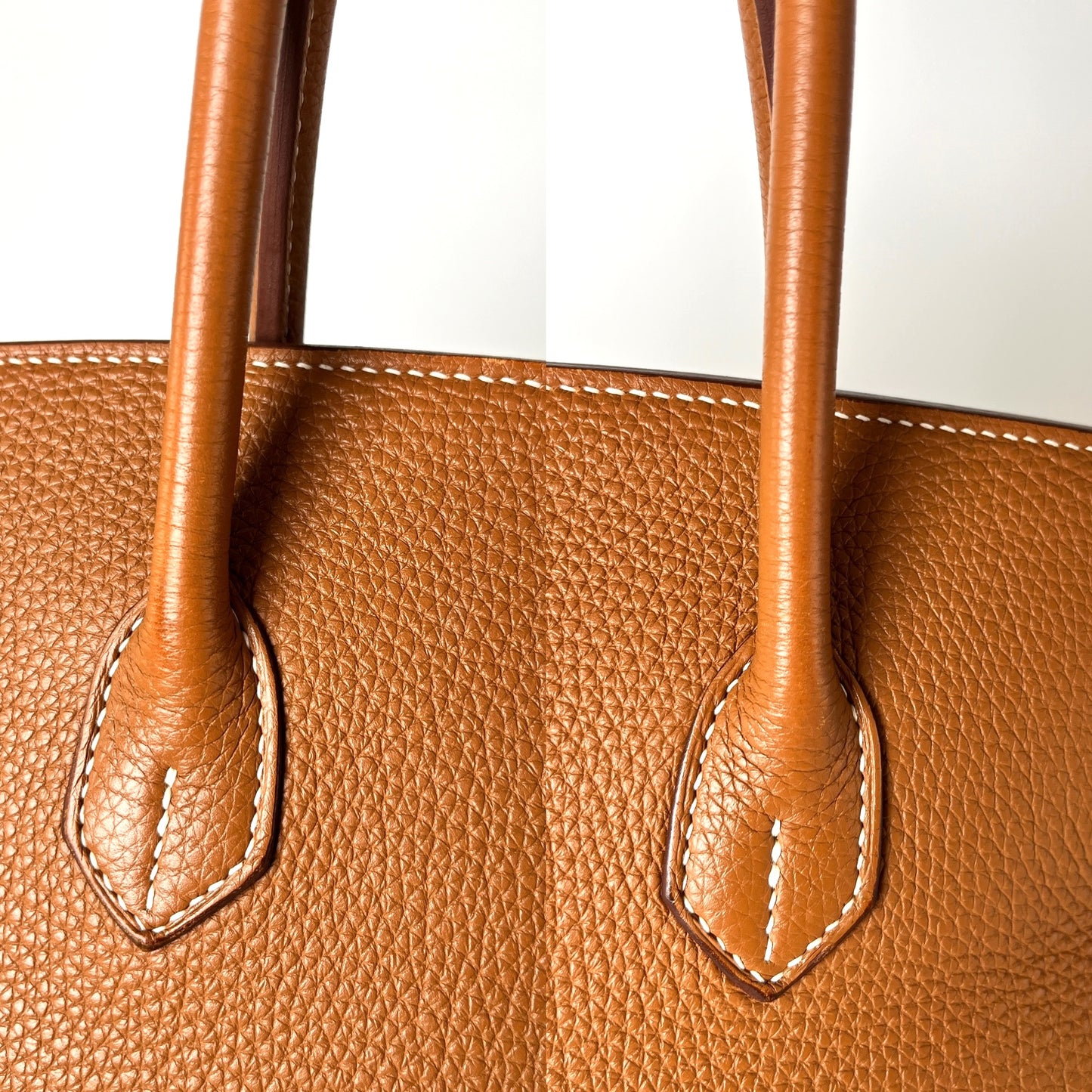 HERMES Togo Birkin 35 Gold on Gold Hardware Leather Bag