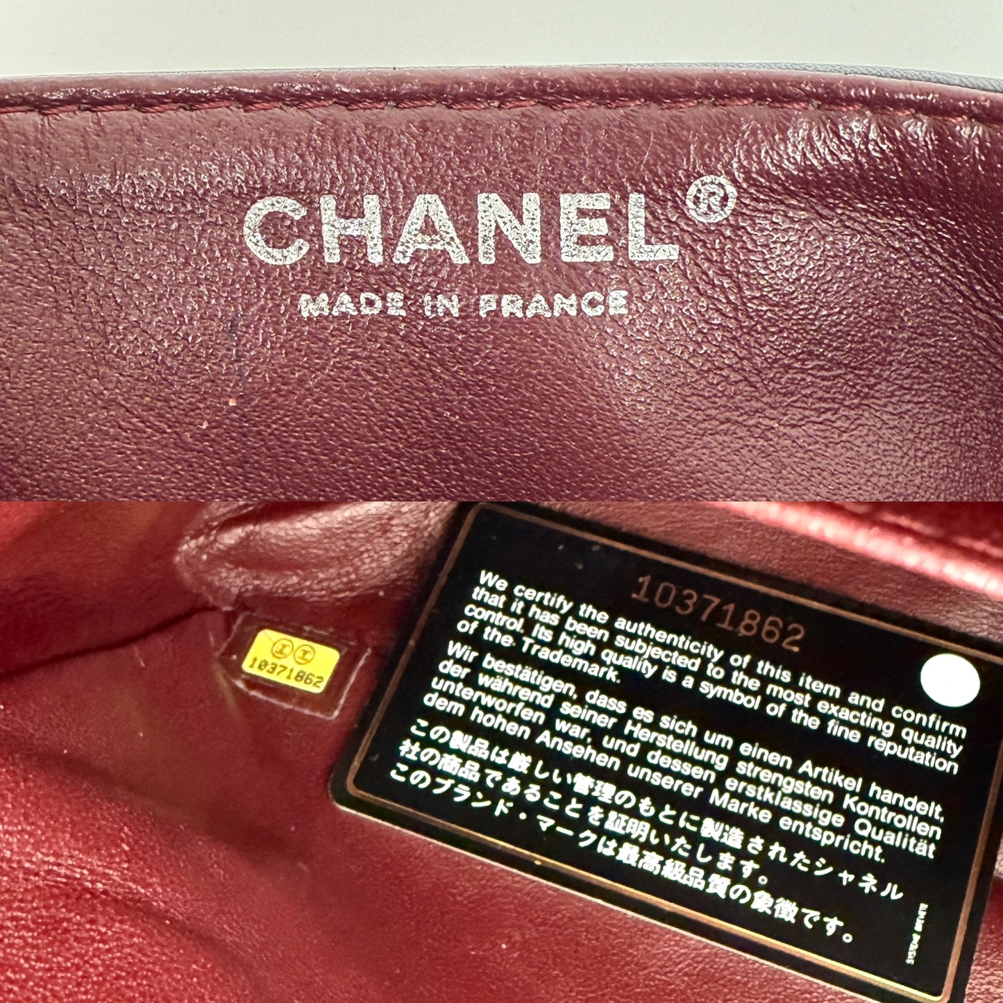 CHANEL Gray 227 2005 Reissue 2.55 Leather Shoulder Crossbody Bag