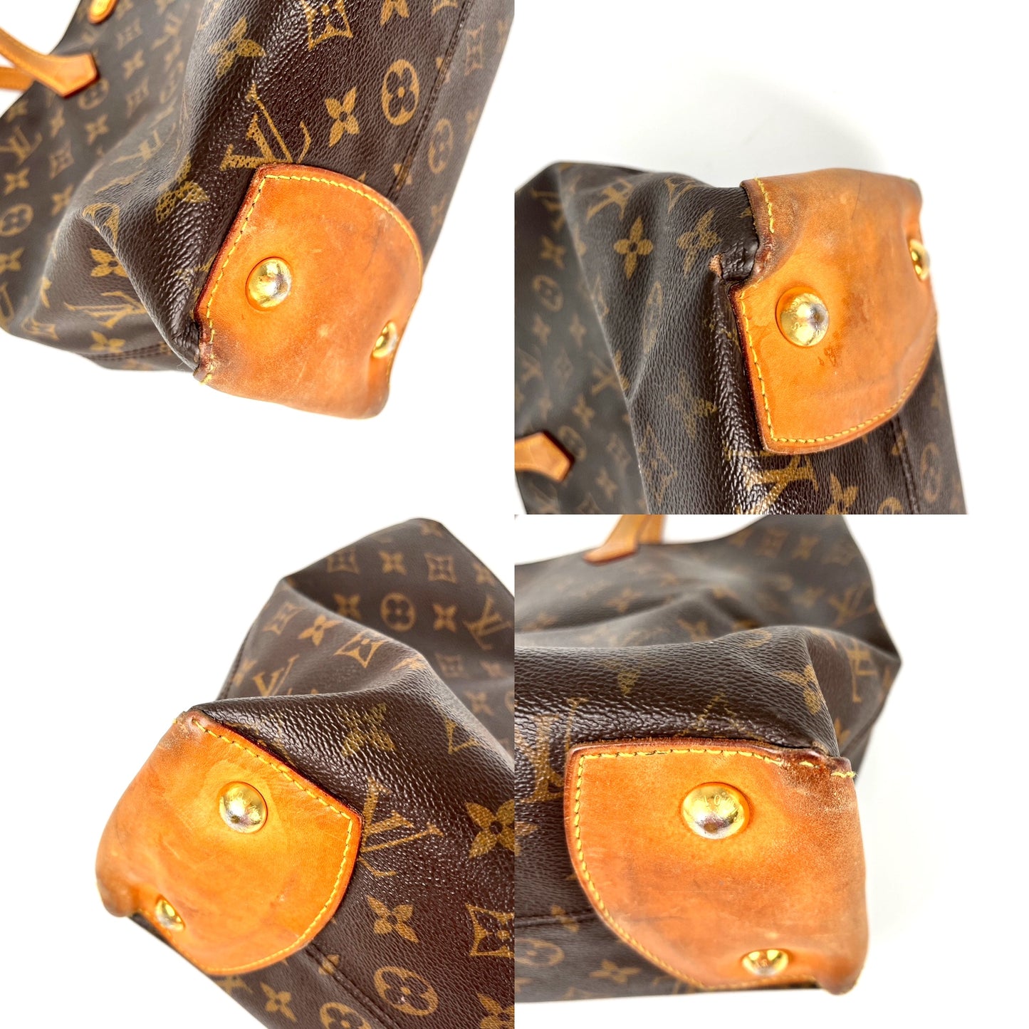 Louis Vuitton Wilshire MM Monogram Brown Tote Bag