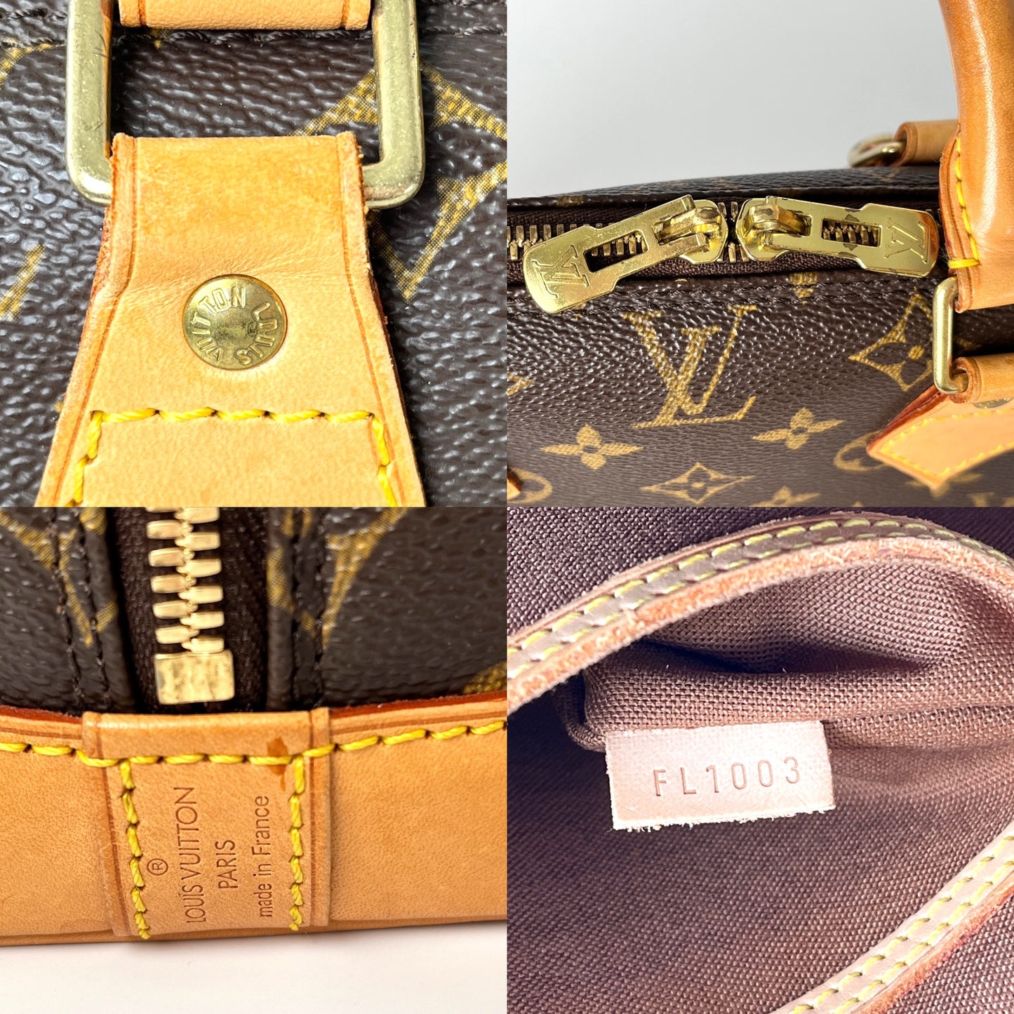 Vintage Louis Vuitton Alma PM Monogram Top Handle Tote Bag