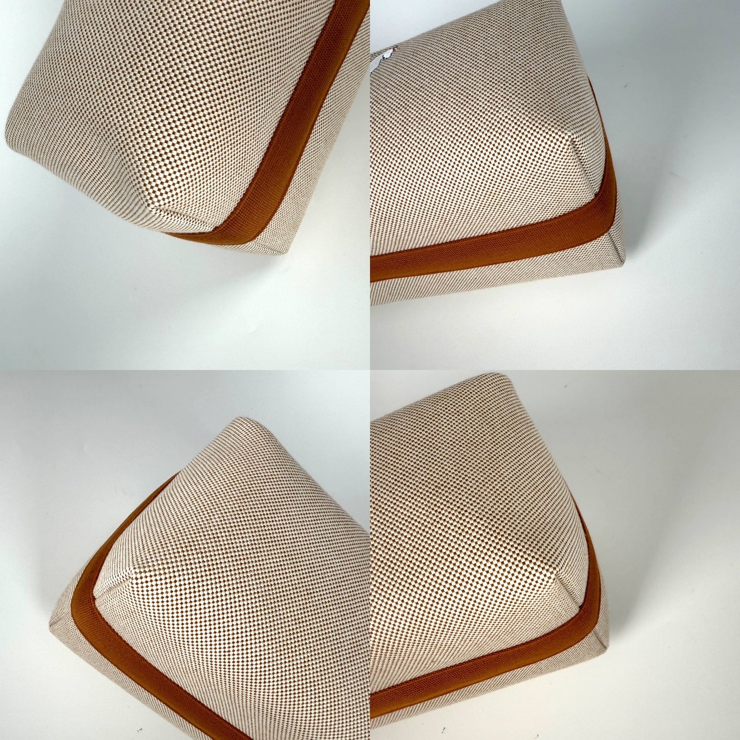 HERMES Bride a Brac Cabriole Case Large GM Biscuit Top Handle Pouch Case Bag