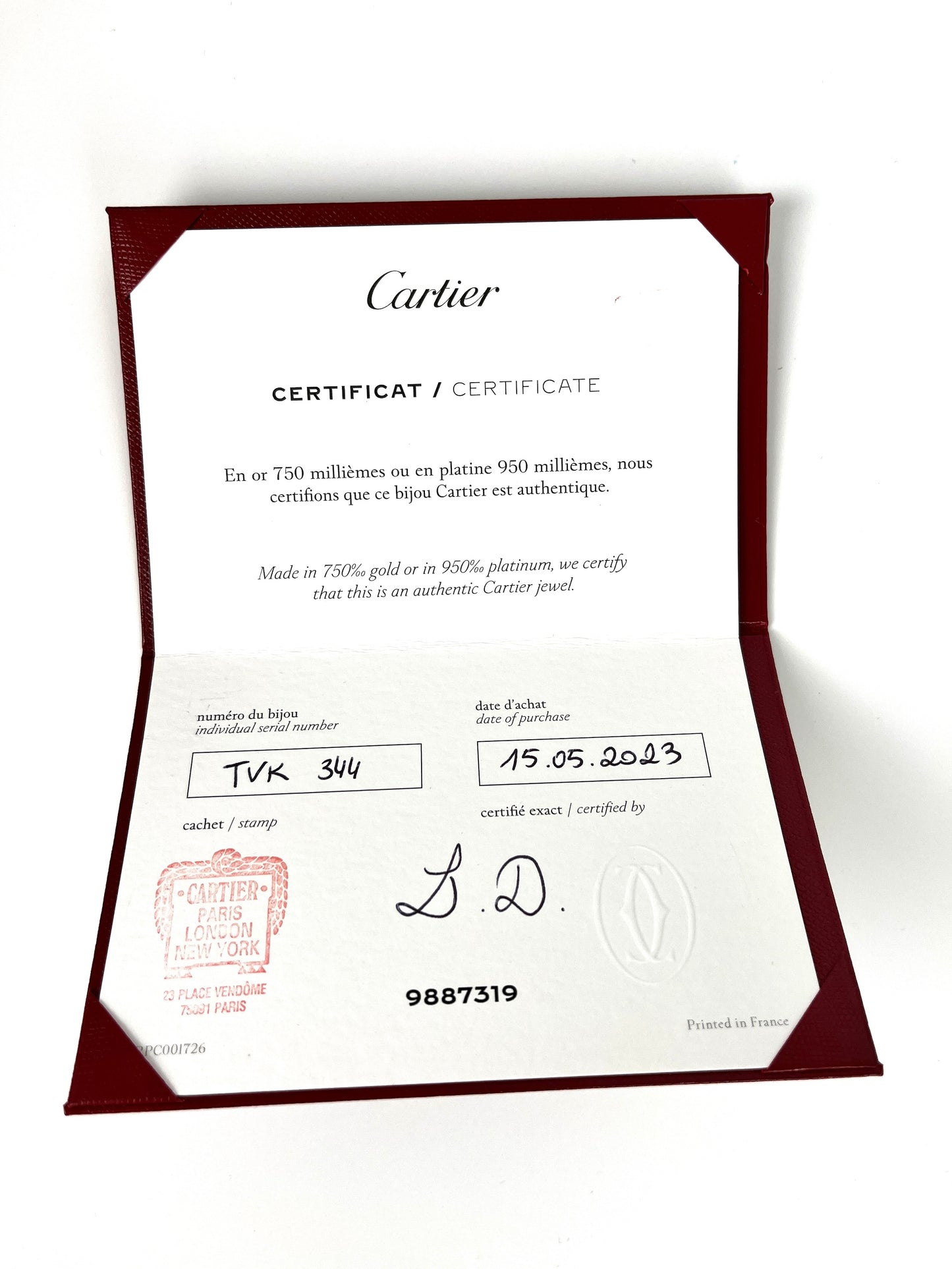 Cartier Juste Un Clou Hoop Small 18K Yellow Gold Earrings