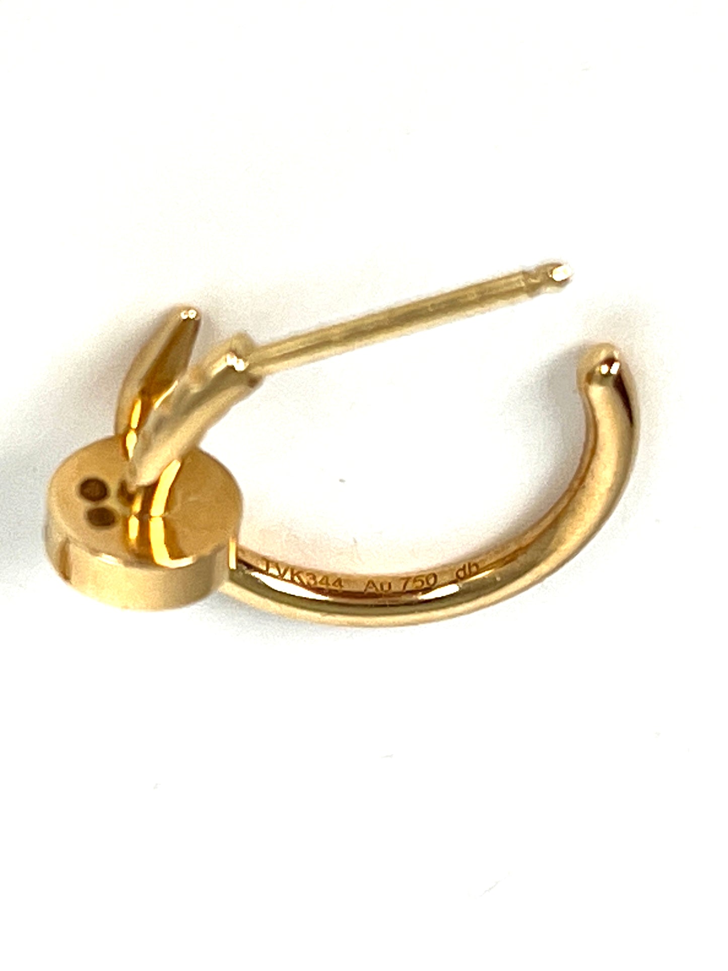 Cartier Juste Un Clou Hoop Small 18K Yellow Gold Earrings