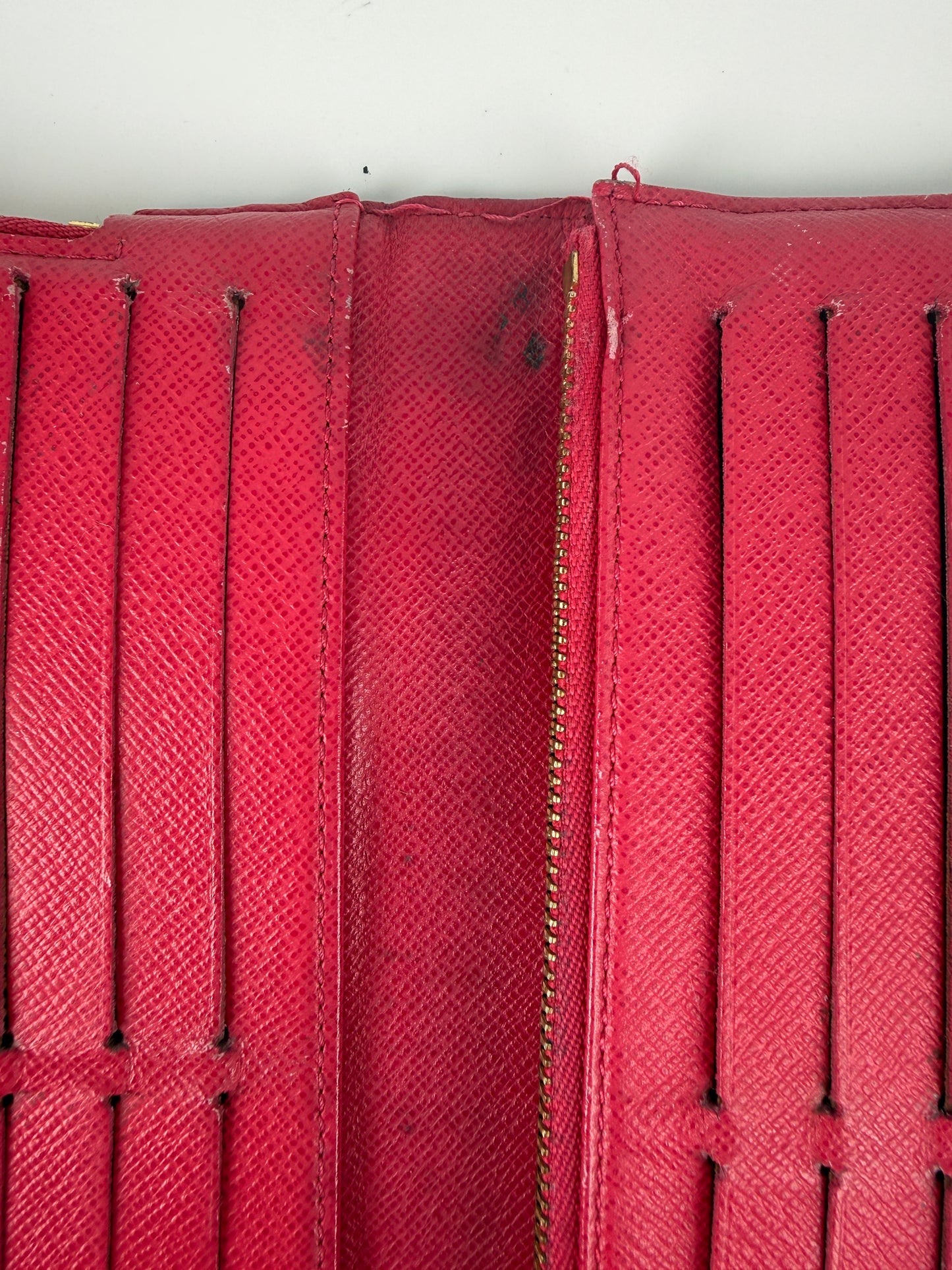 LOUIS VUITTON Insolite Monogram Canvas Pink Leather Long Wallet