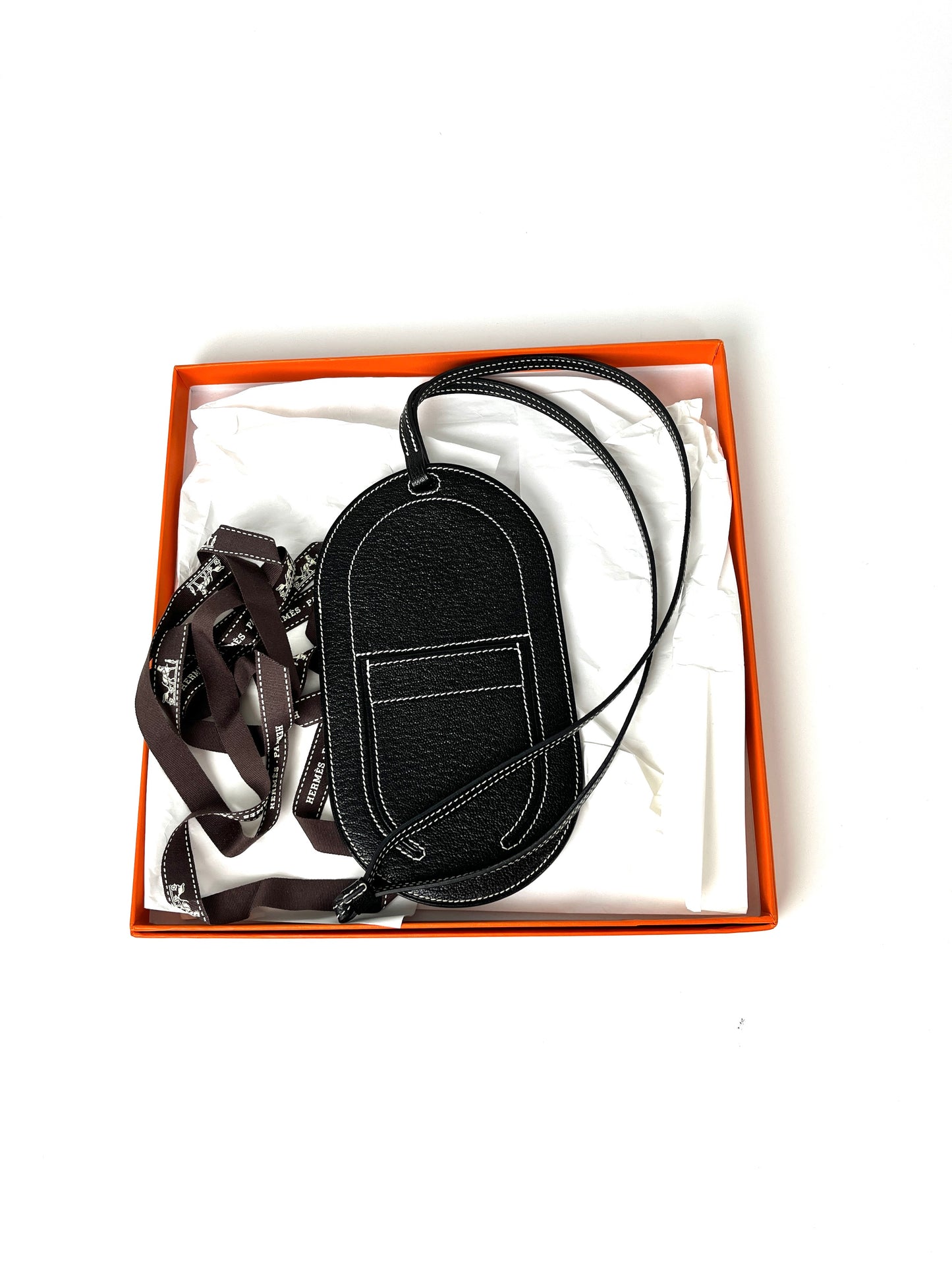 HERMES Verso In the Loop Phone To Go Phone Case PM 2019 Black