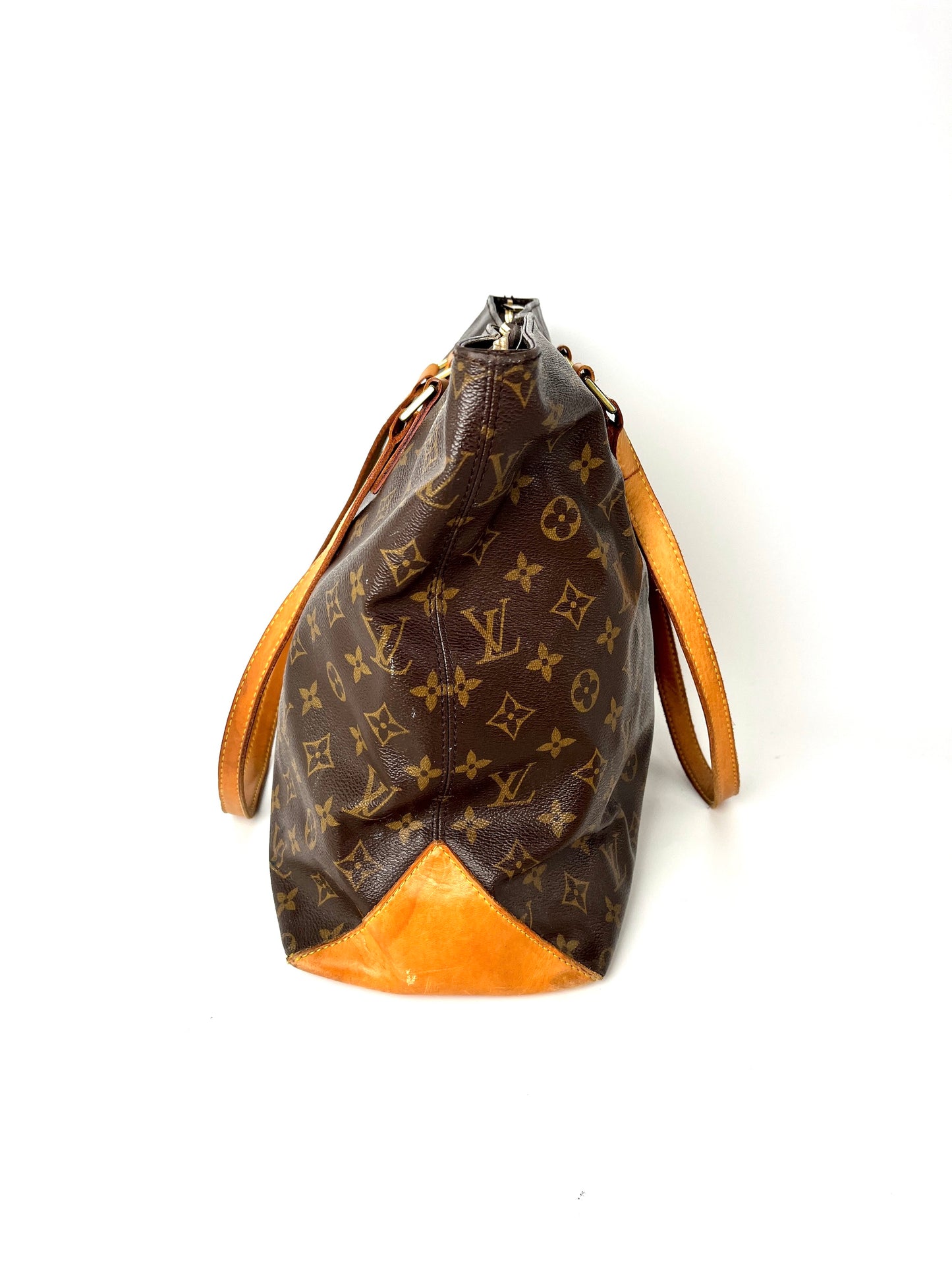 Vintage Louis Vuitton Monogram Cabas Mezzo Brown Tote