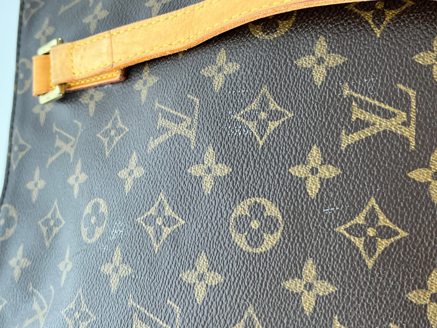 Vintage Louis Vuitton Monogram Cabas Mezzo Brown Tote