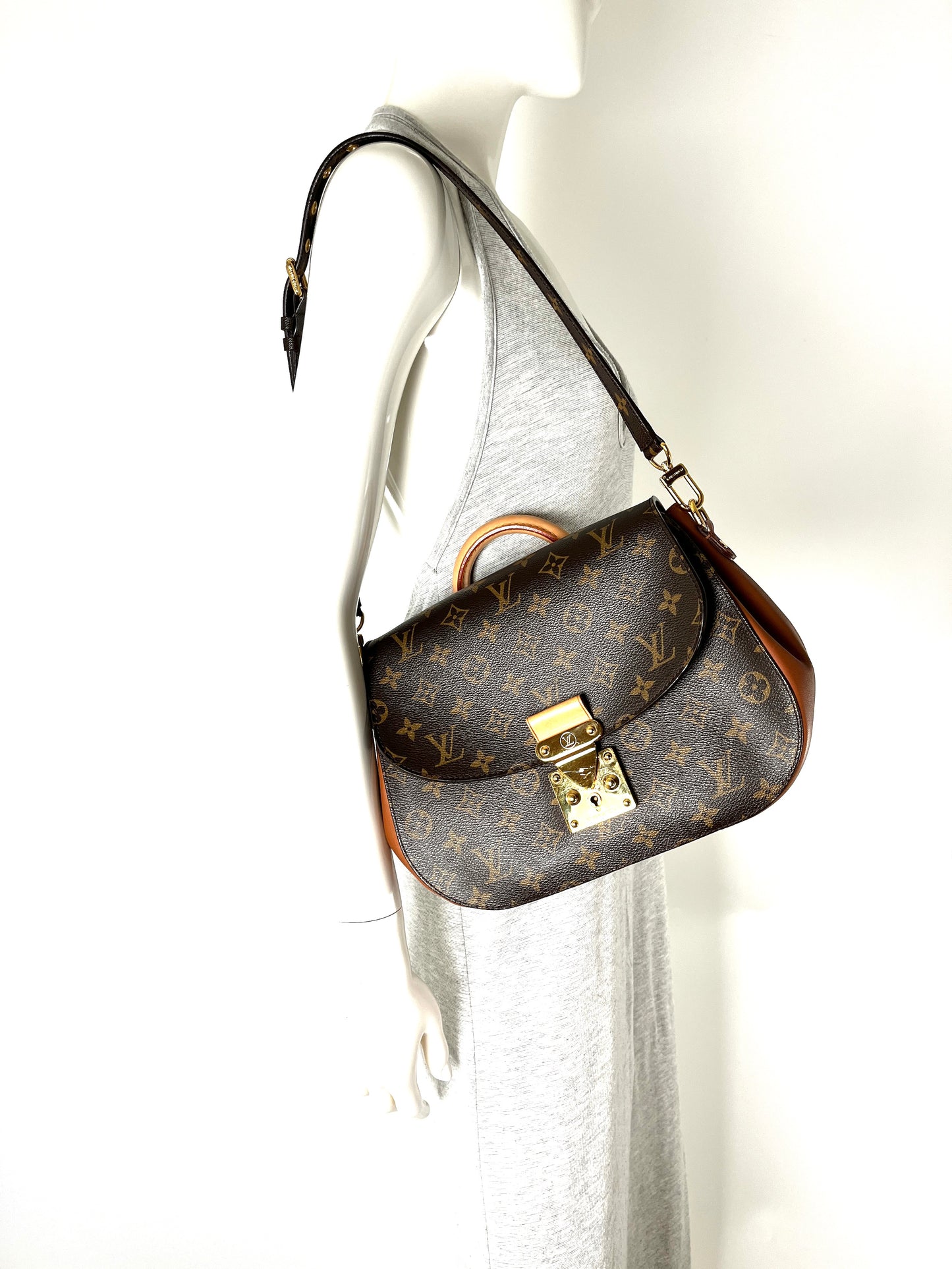 Louis Vuitton Eden MM Brown Monogram Shoulder Bag. luxury resale