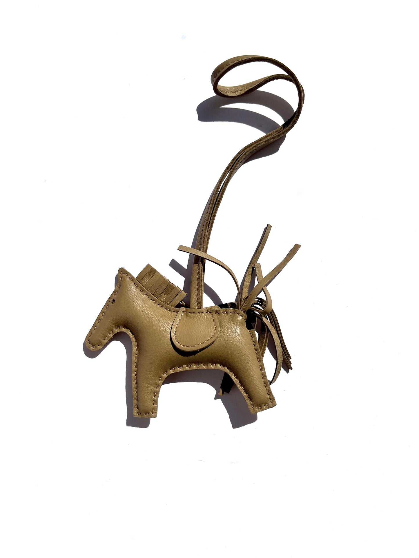 Hermes Rodeo Marfa Monochrome Milo Lambskin PM Bag Charm Resale