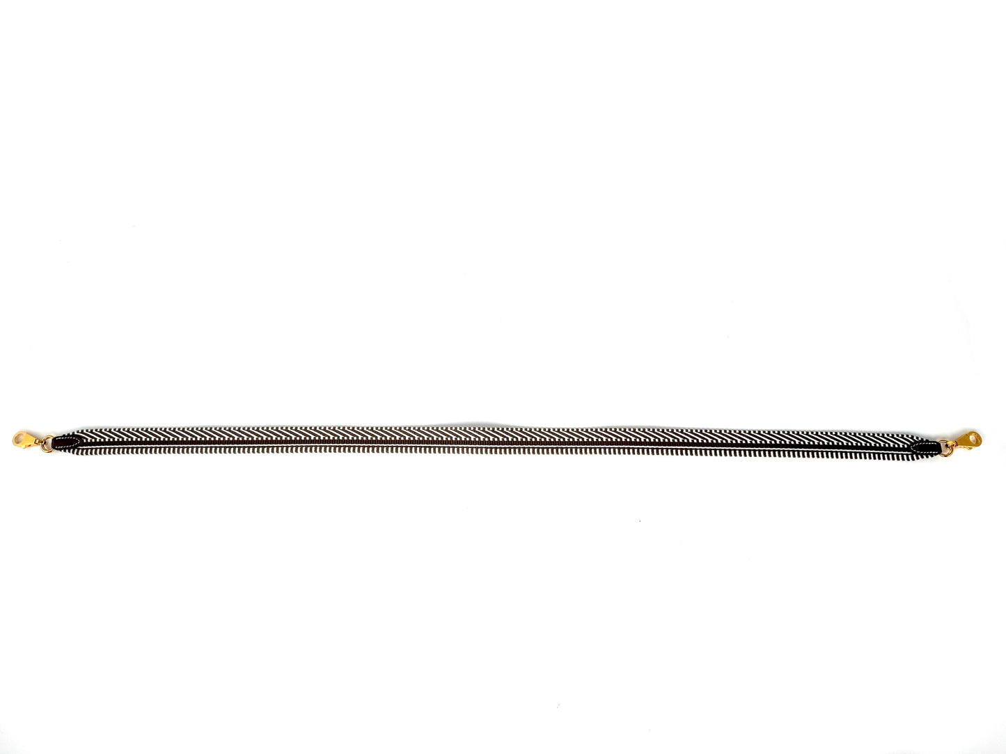 HERMES Bandouliere 25mm Sangle Cavale Canvas Leather Gris Pale Etoupe Bag Strap