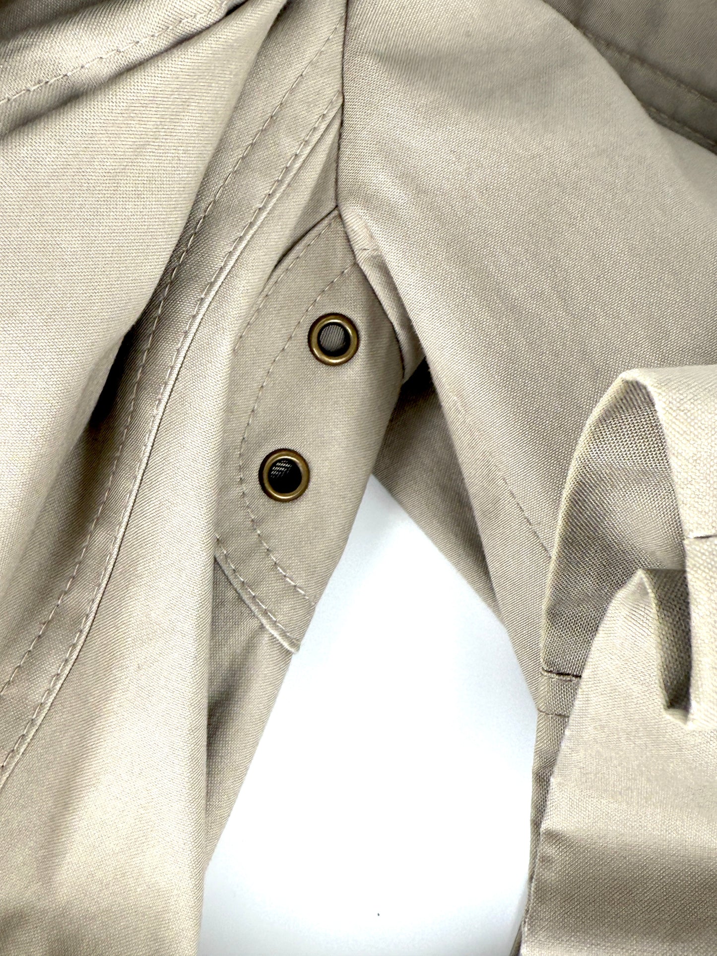BURBERRY Brit Beige Double Breasted With Insert Jacket Coat 36 2