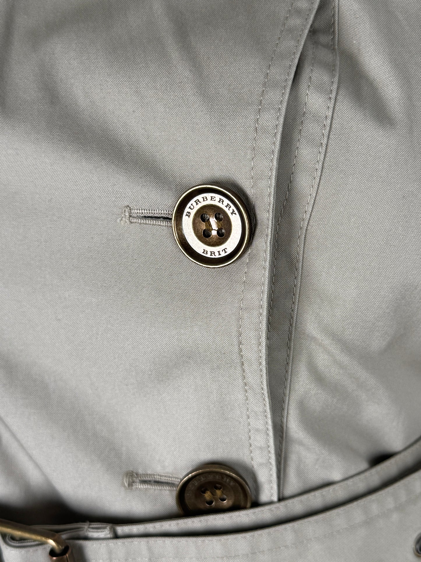 BURBERRY Brit Beige Double Breasted With Insert Jacket Coat 36 2