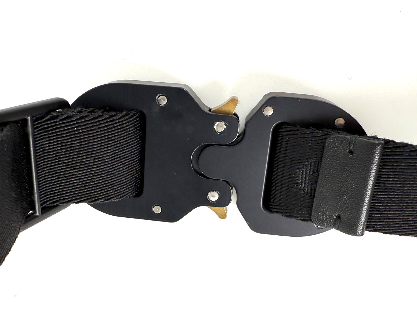 Christian Dior Black Skinny Logo Canvas Belt 90 36