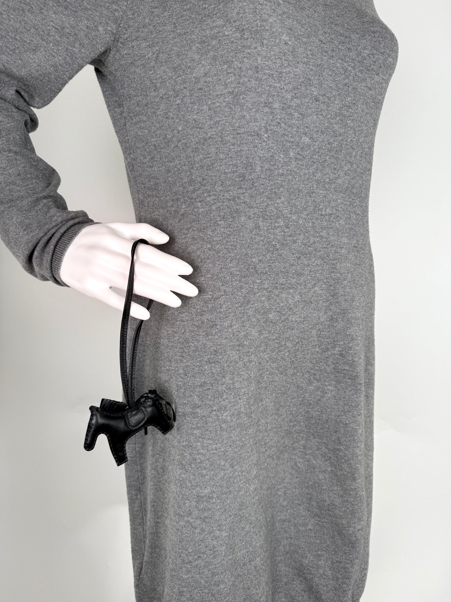 Hermes Rodeo So Black Monochrome Milo Lambskin PM Bag Charm