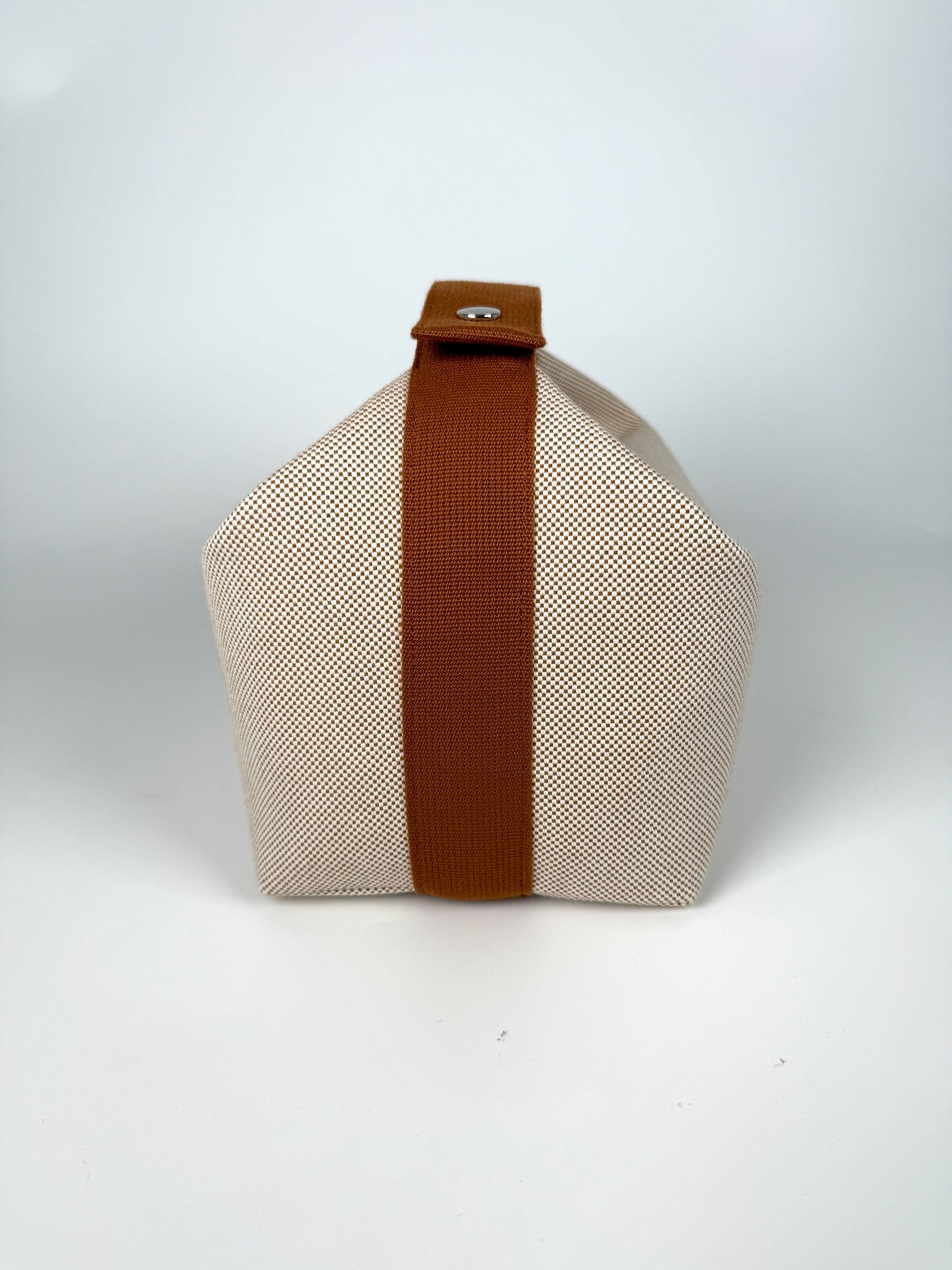 HERMES Bride a Brac Cabriole Case Large GM Biscuit Top Handle Pouch Case Bag