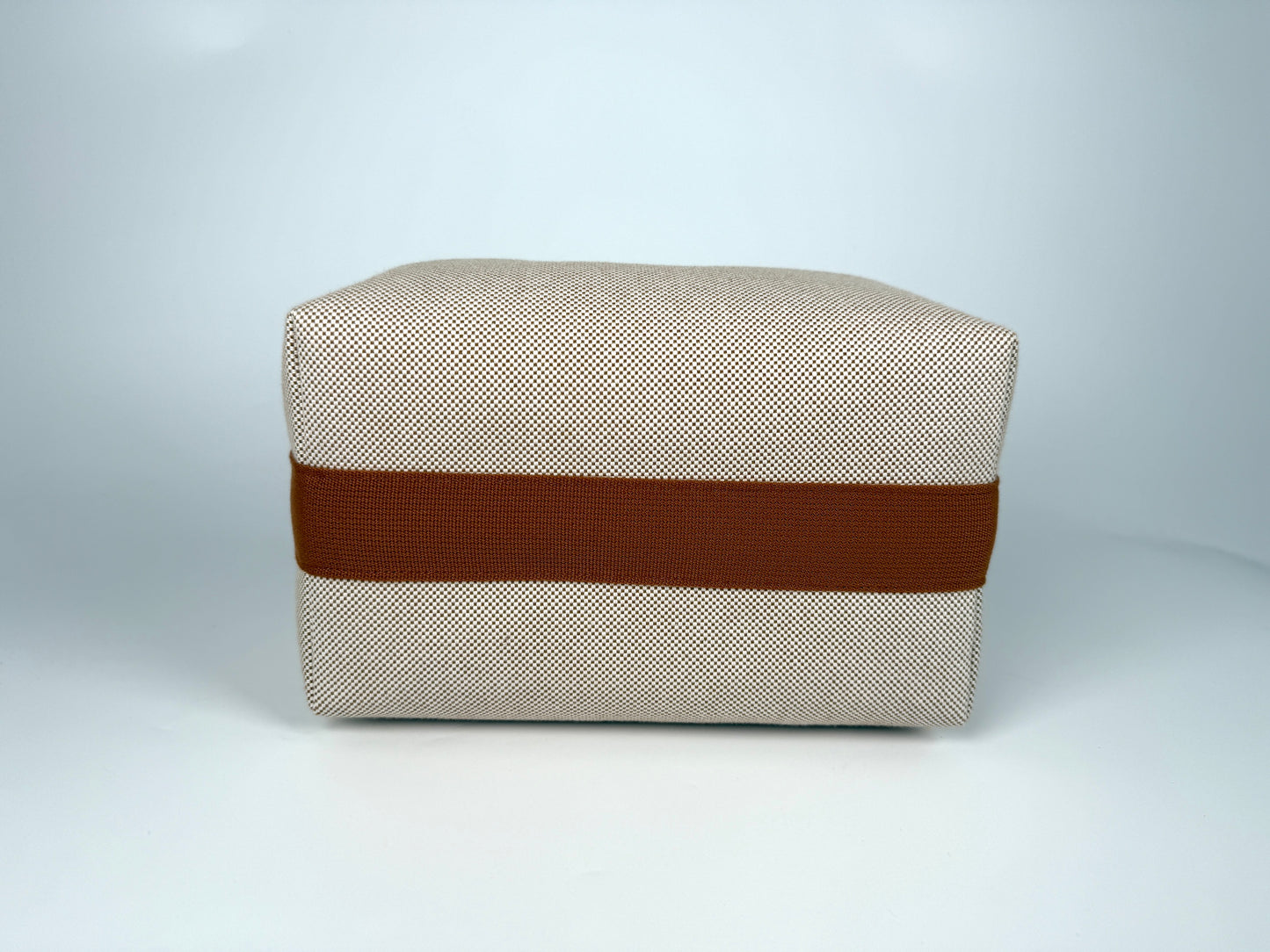 HERMES Bride a Brac Cabriole Case Large GM Biscuit Top Handle Pouch Case Bag
