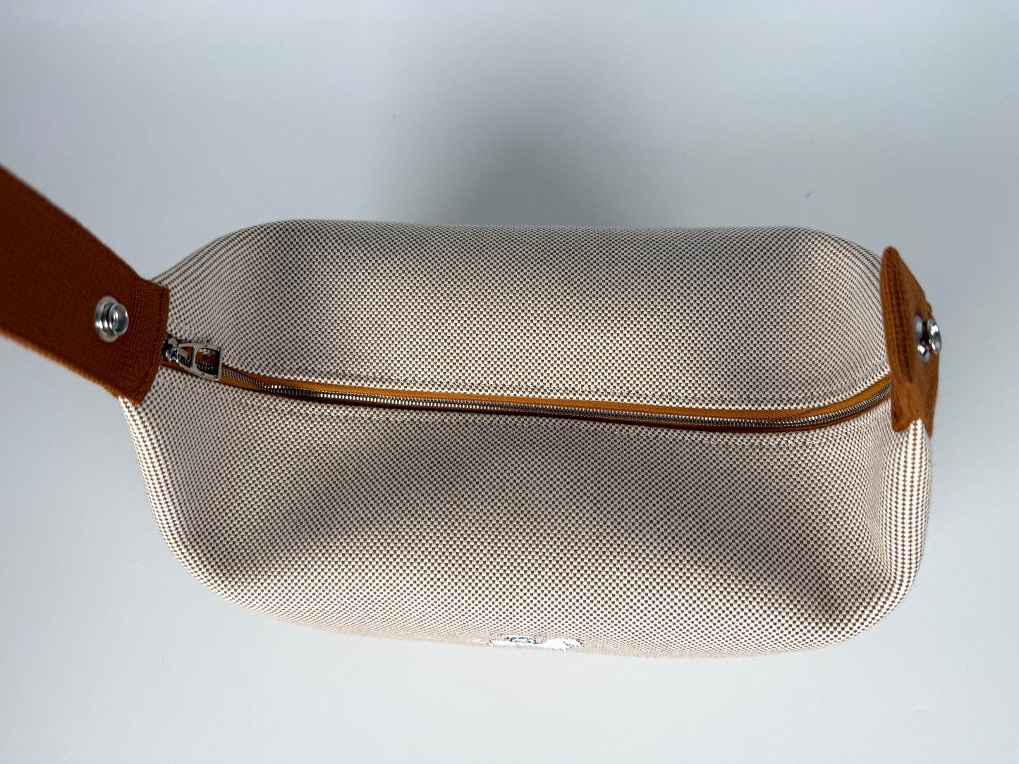 HERMES Bride a Brac Cabriole Case Large GM Biscuit Top Handle Pouch Case Bag