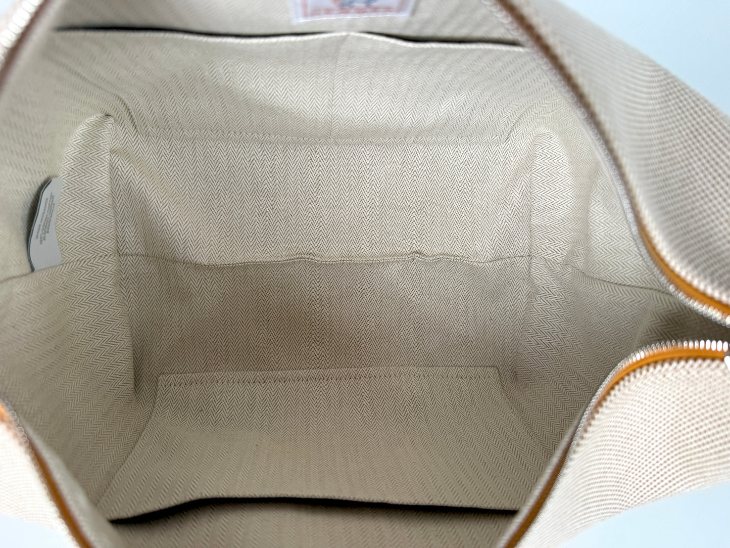 HERMES Bride a Brac Cabriole Case Large GM Biscuit Top Handle Pouch Case Bag