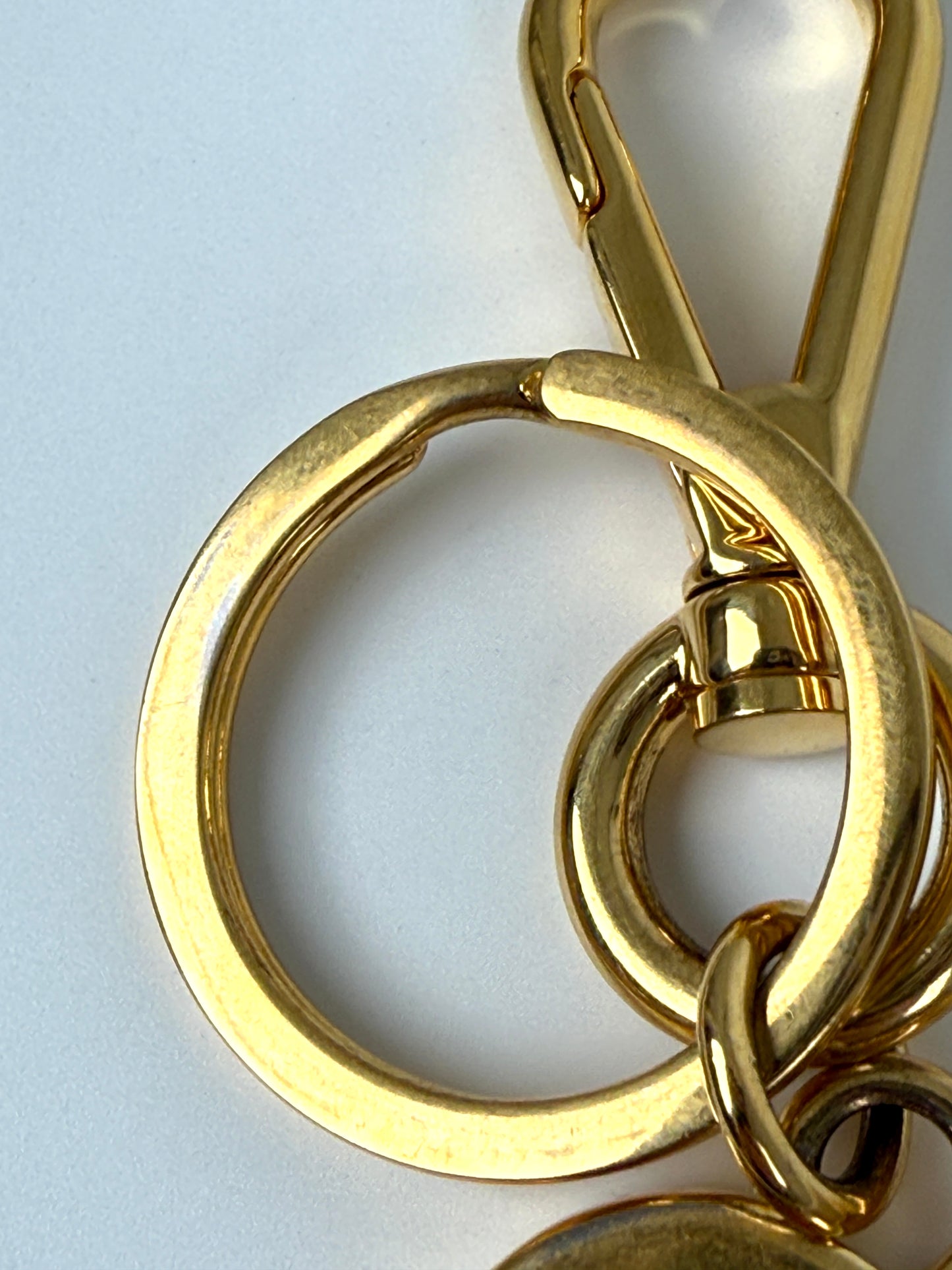 PRADA Heart White Key Holder Handbag Charm