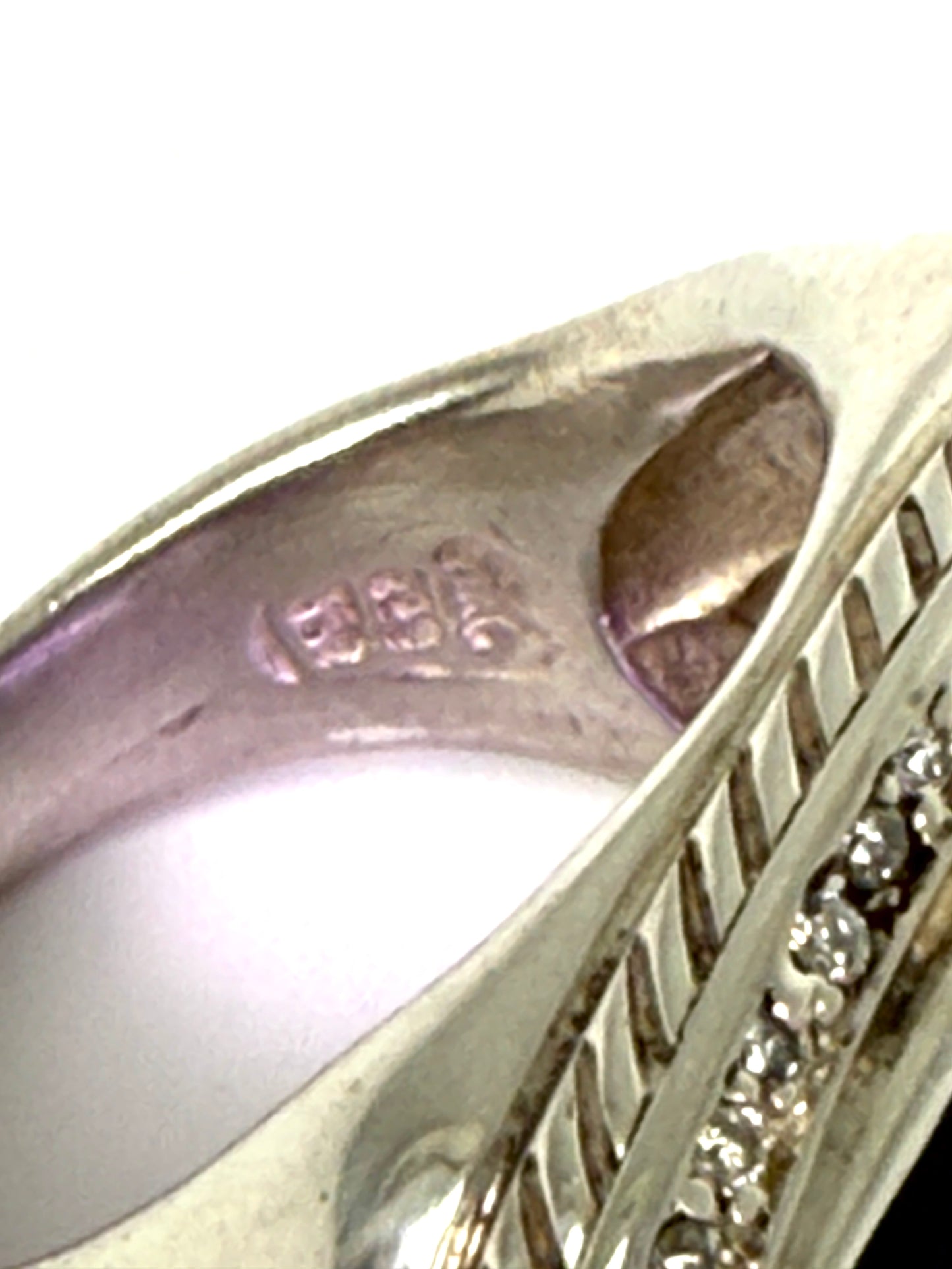DAVID YURMAN Albion Amethyst Diamond Sterling Silver Large Cocktail Ring 6.25