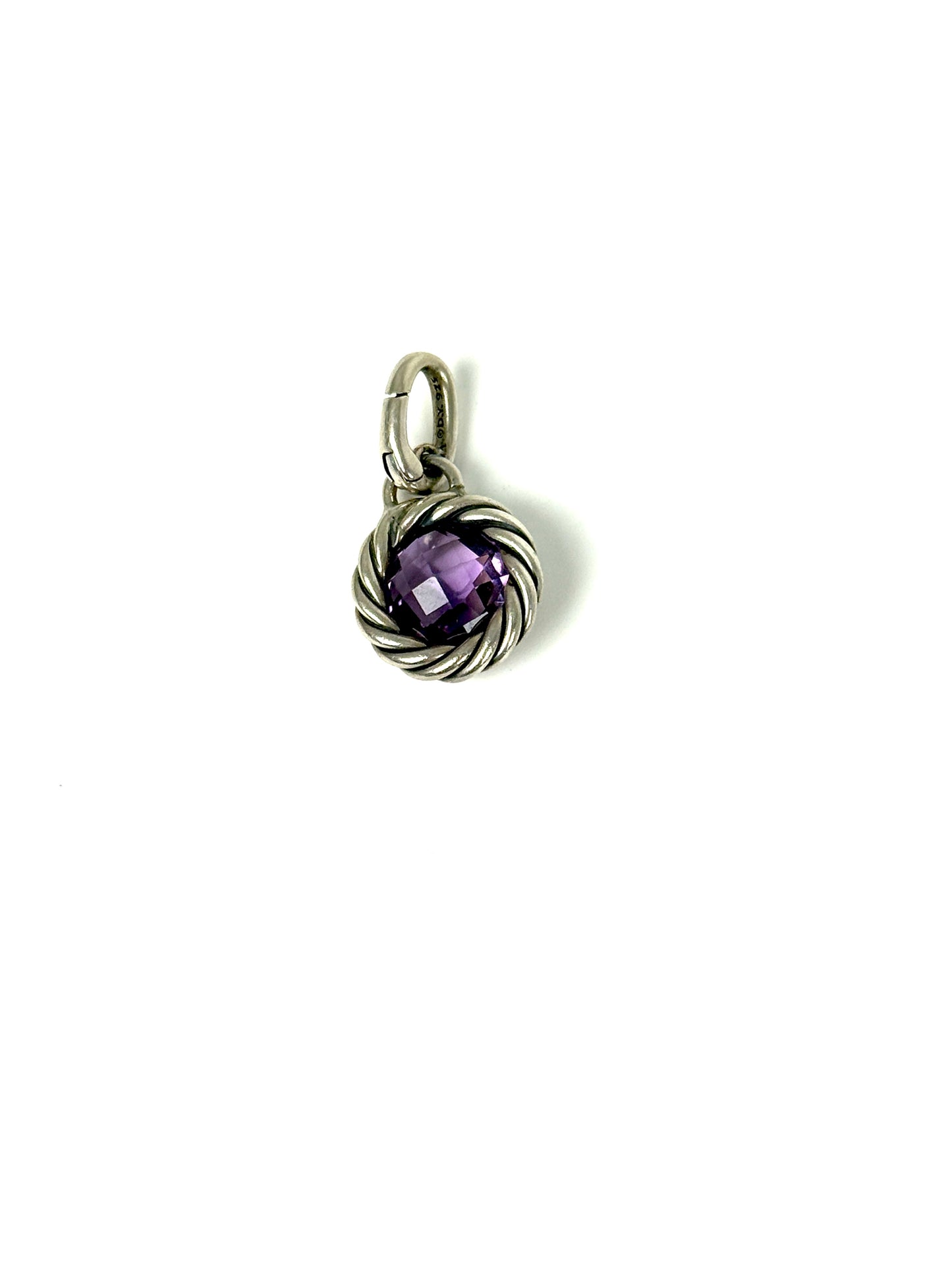 DAVID YURMAN Cable Collectibles Amethyst Sterling Silver Pendant