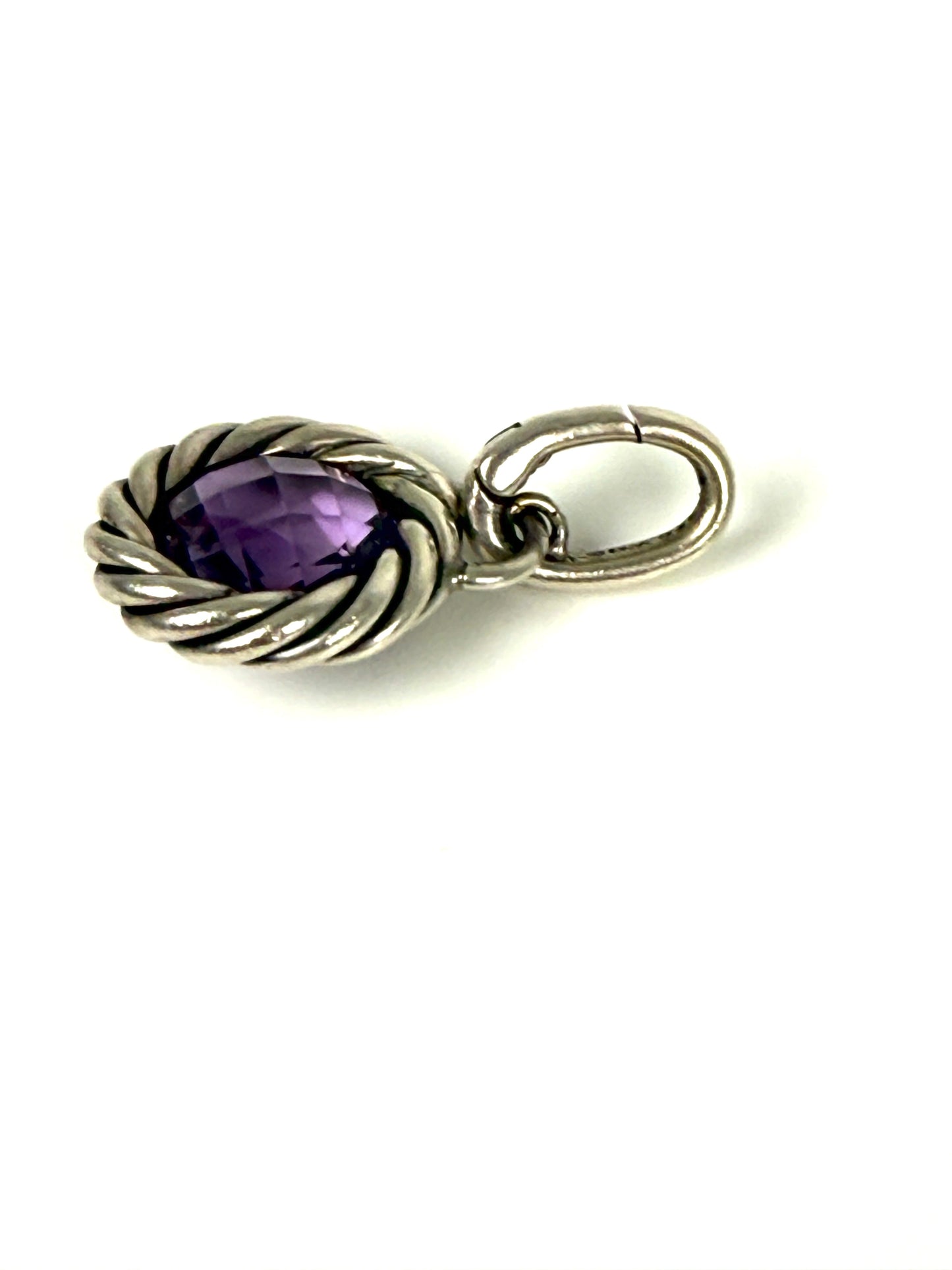 DAVID YURMAN Cable Collectibles Amethyst Sterling Silver Pendant