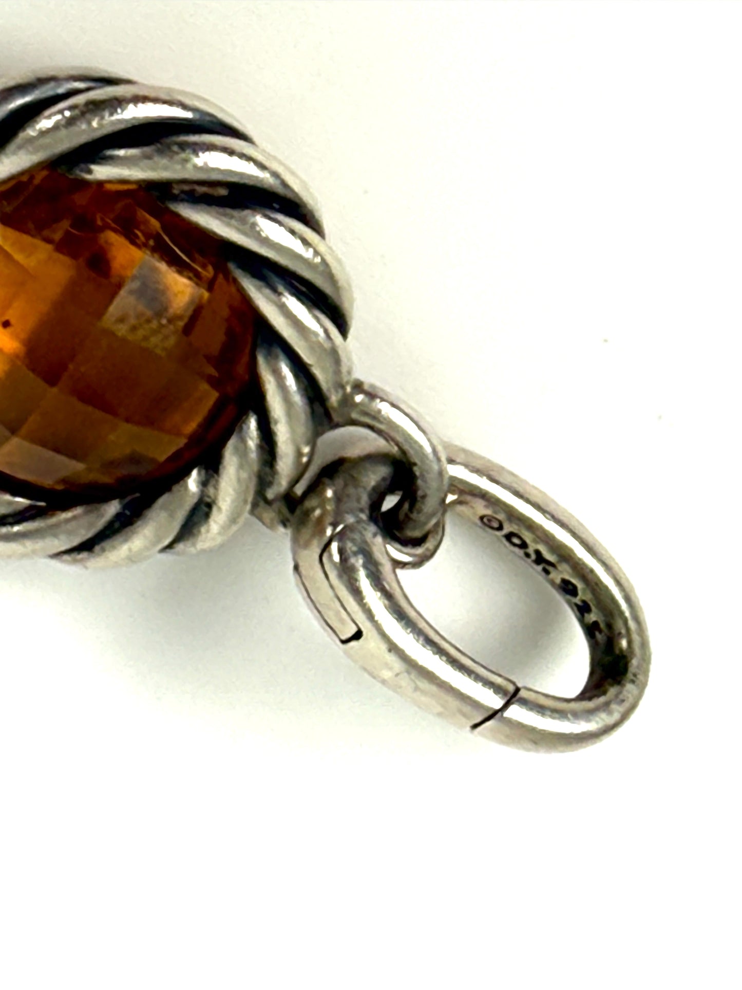DAVID YURMAN Cable Collectibles Citrine Sterling Silver Pendant