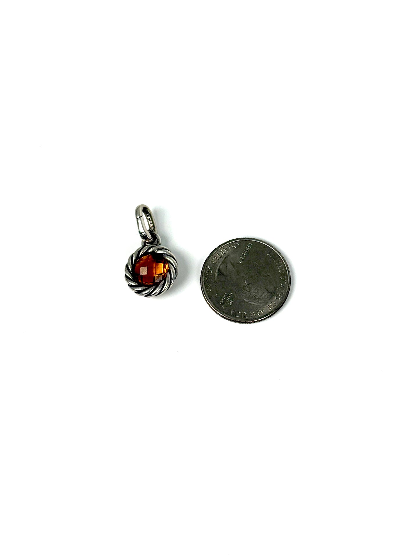 DAVID YURMAN Cable Collectibles Citrine Sterling Silver Pendant