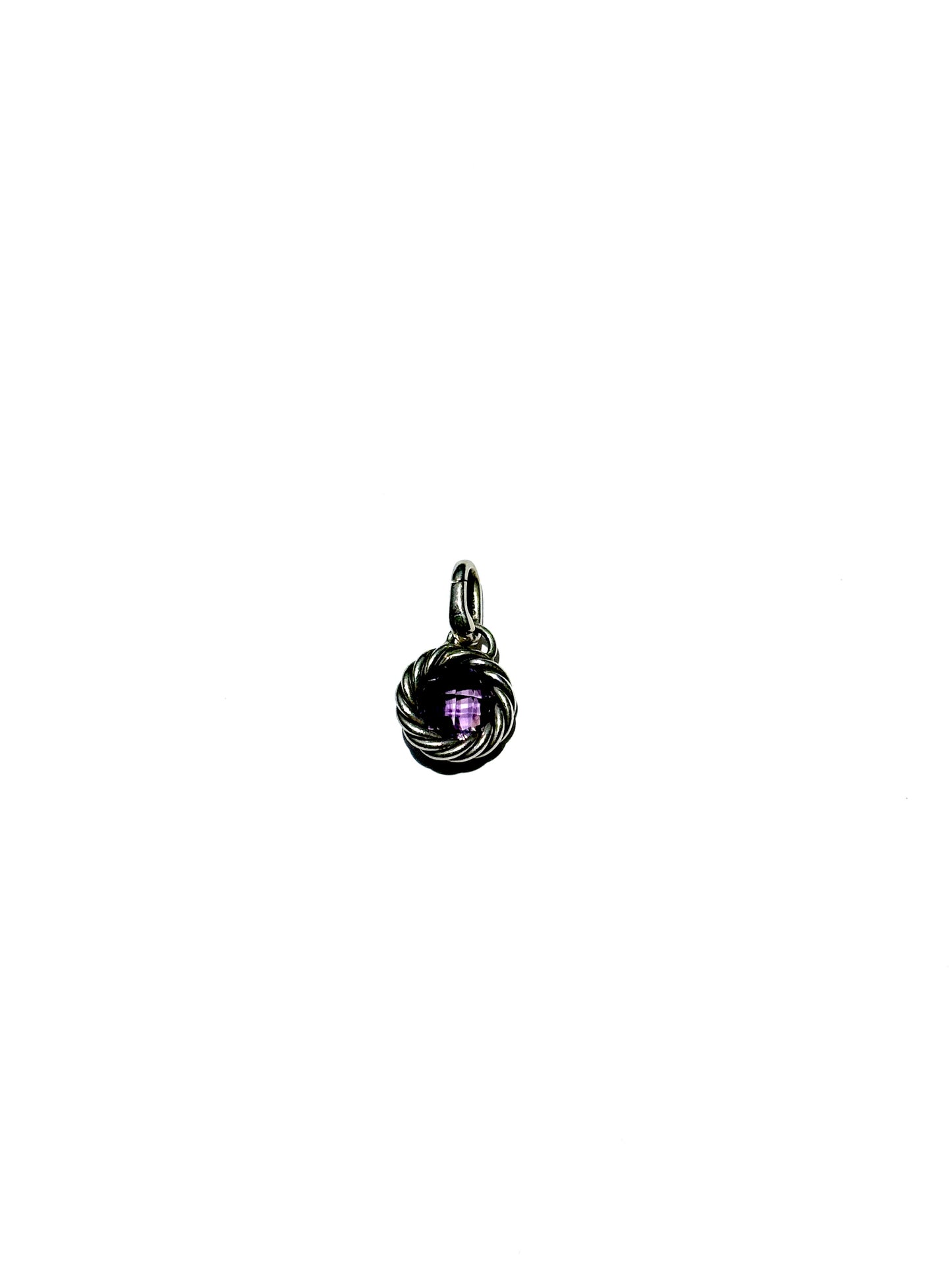 DAVID YURMAN Cable Collectibles Amethyst Sterling Silver Pendant