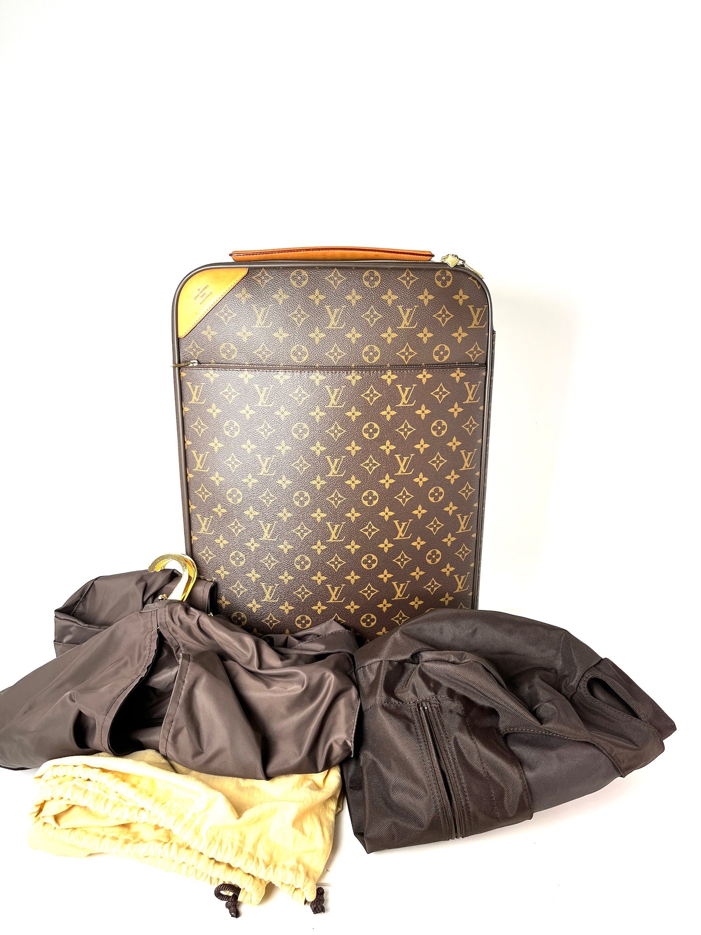 Louis Vuitton Pegase 50 Business Monogram Brown Suitcase