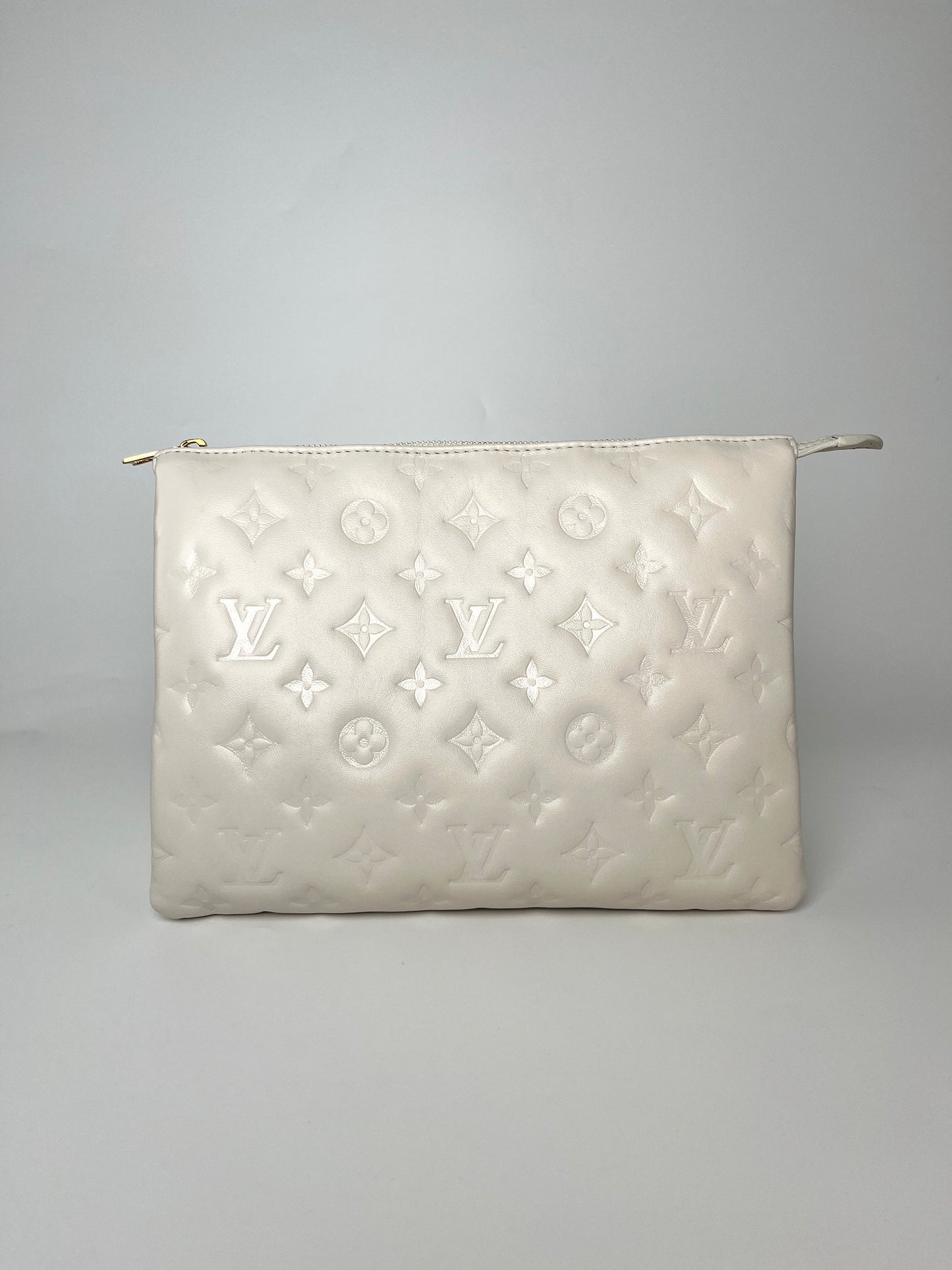 Louis Vuitton Coussin Cream Embossed Leather PM Bag