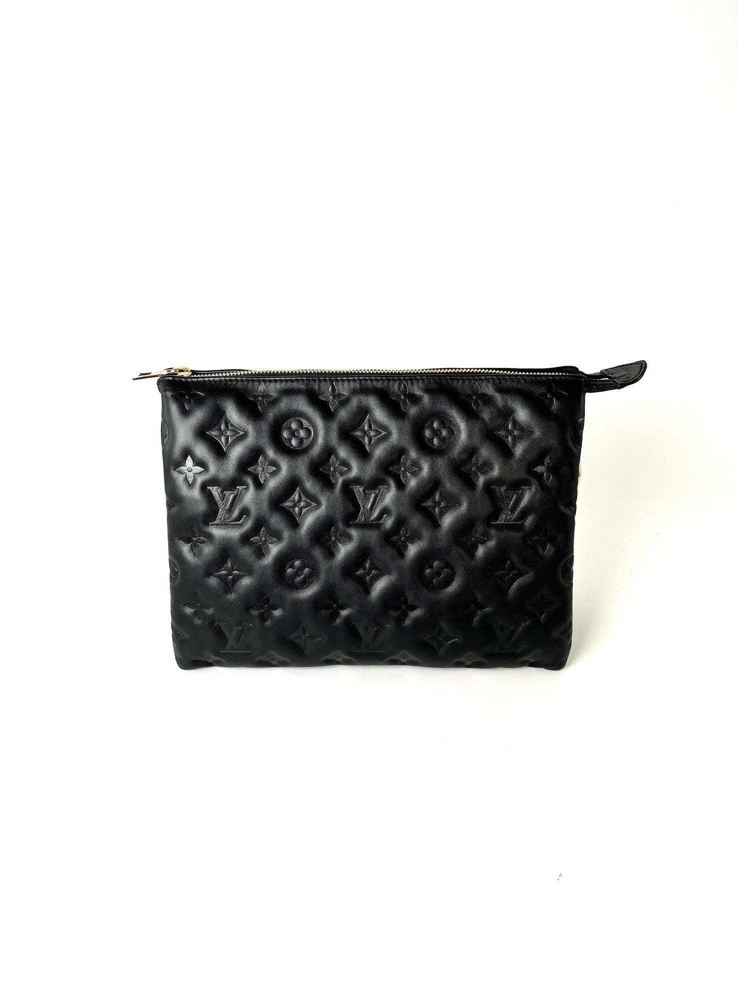 Louis Vuitton Coussin Black Embossed Leather PM Bag