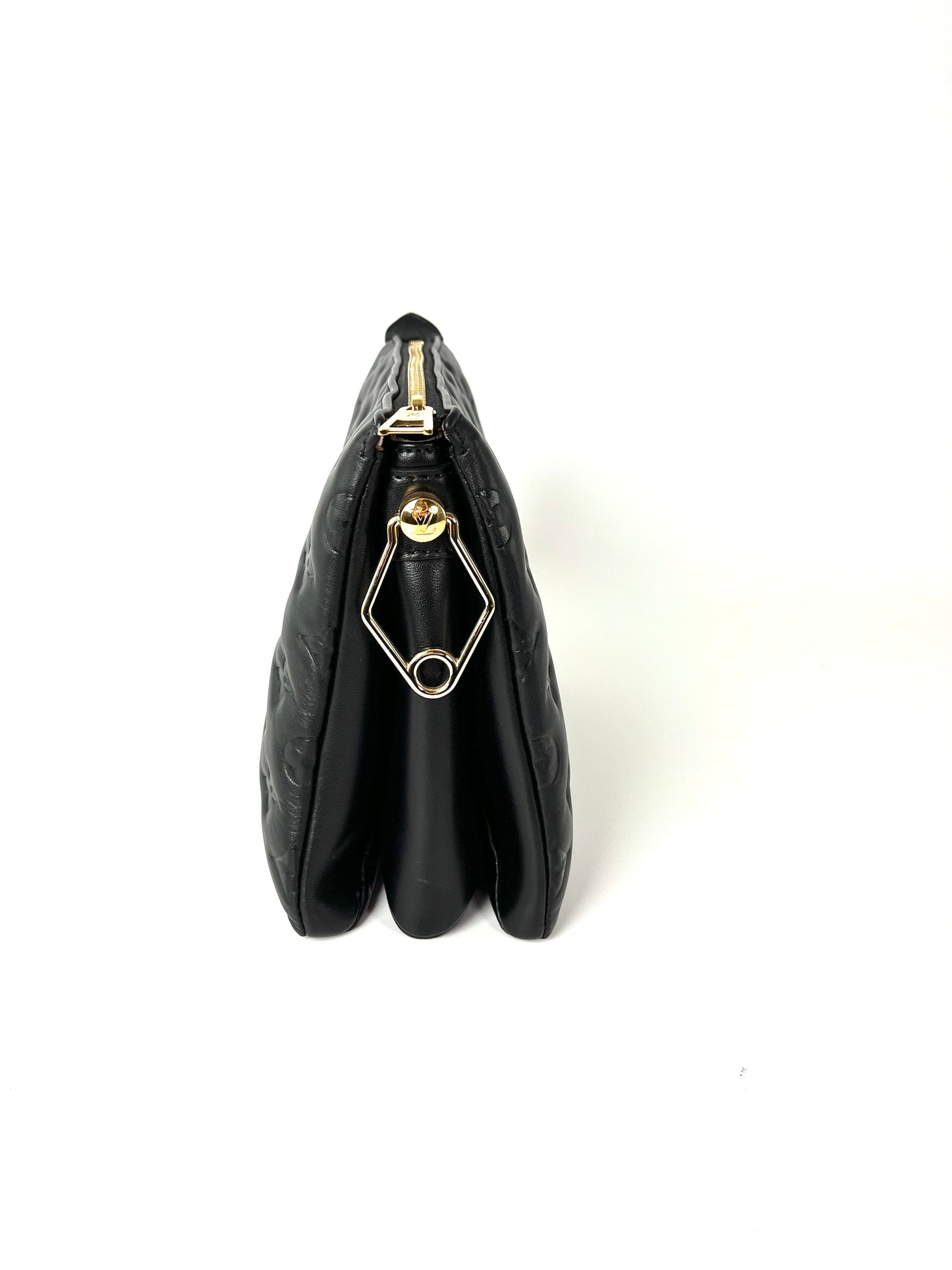 Louis Vuitton Coussin Black Embossed Leather PM Bag