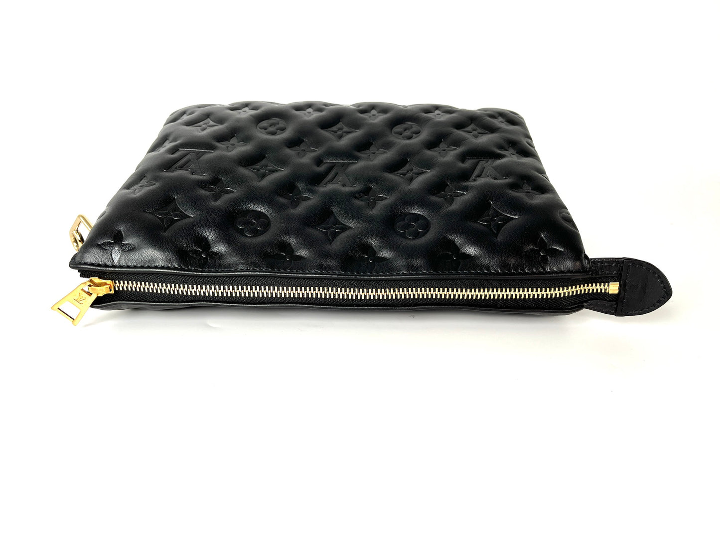 Louis Vuitton Coussin Black Embossed Leather PM Bag