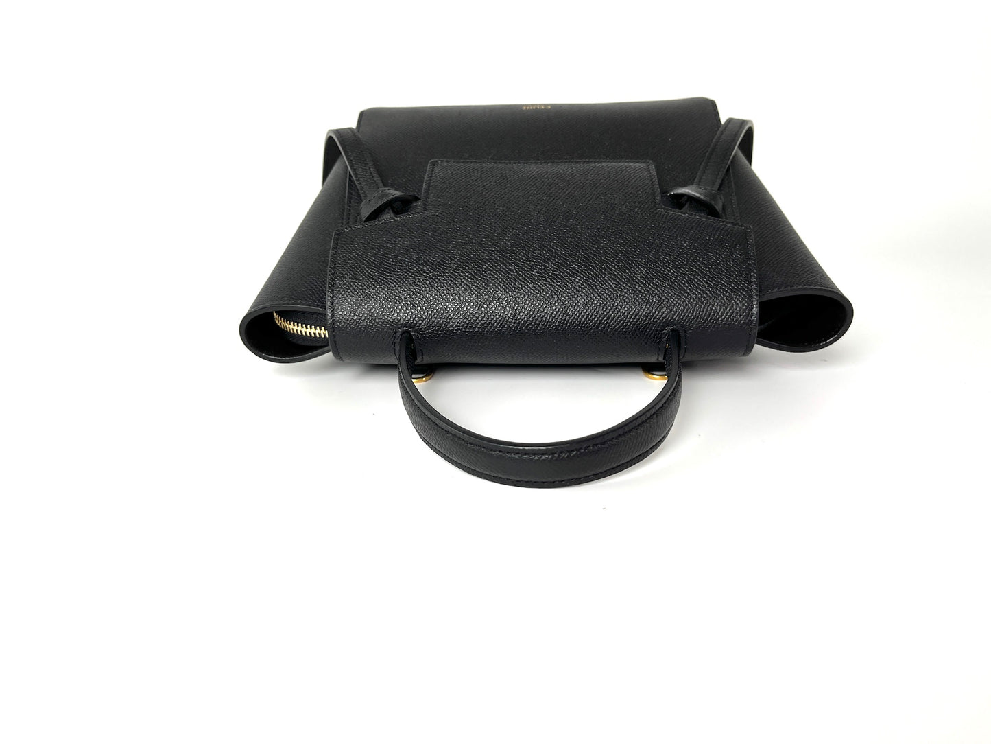 Celine Micro Belt Black Grained Calfskin Crossbody Bag