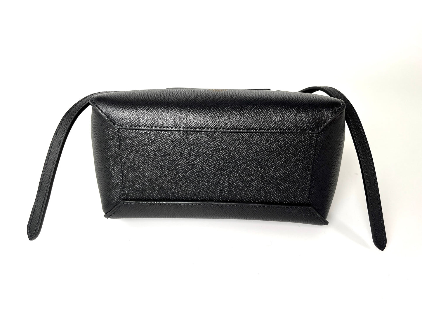 Celine Micro Belt Black Grained Calfskin Crossbody Bag