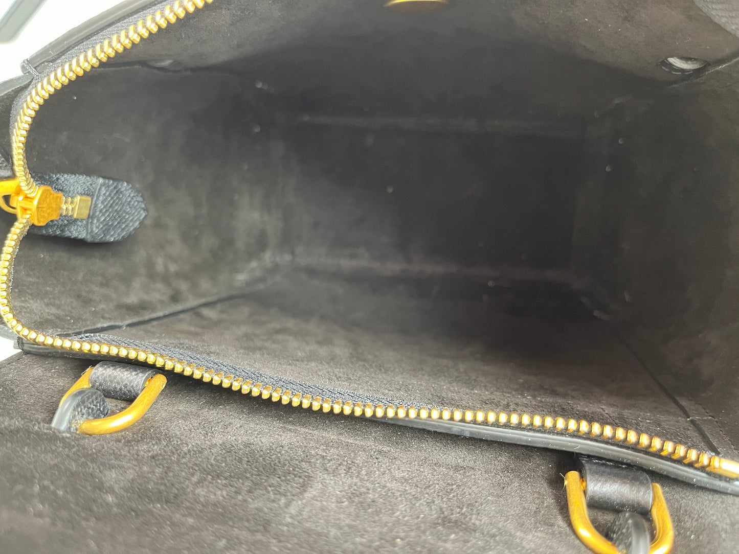 Celine Micro Belt Black Grained Calfskin Crossbody Bag