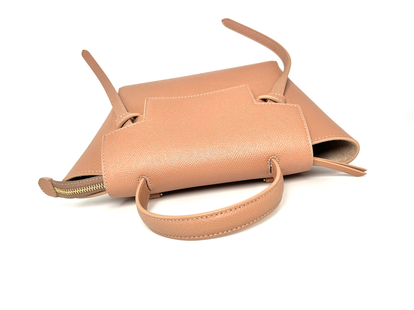 Celine Nano Belt Desert Rose Grained Calfskin Crossbody Bag