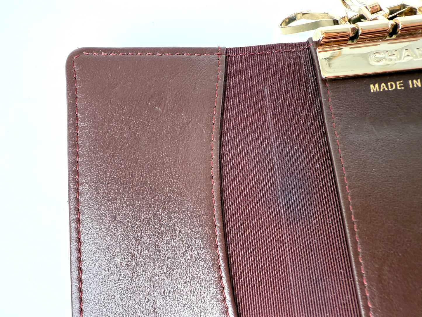 CHANEL Black 4 O-Key CC Quilted Caviar Leather Flap Holder Pouch