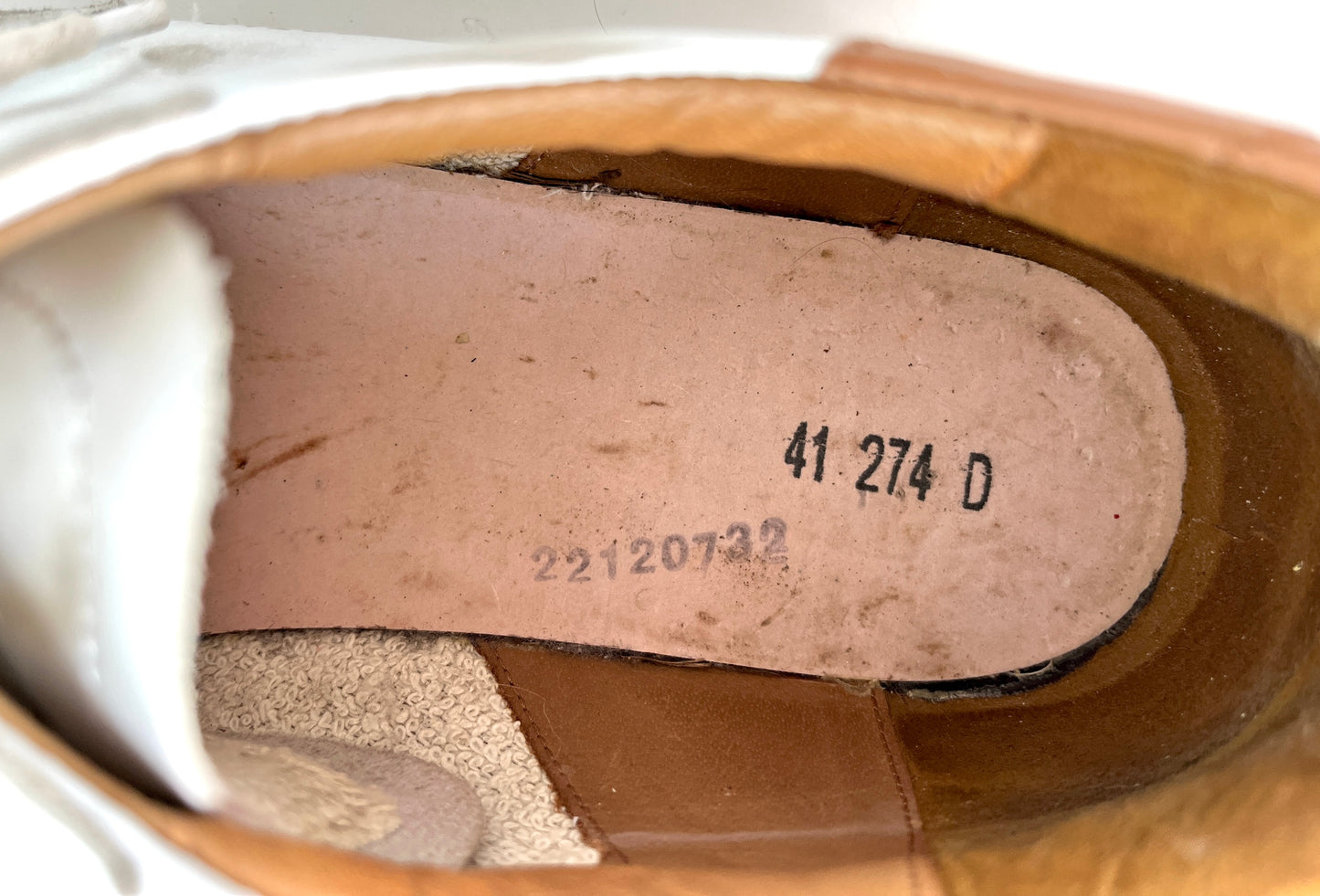 Golden Goose Superstar White Brown Leather Sneakers 41