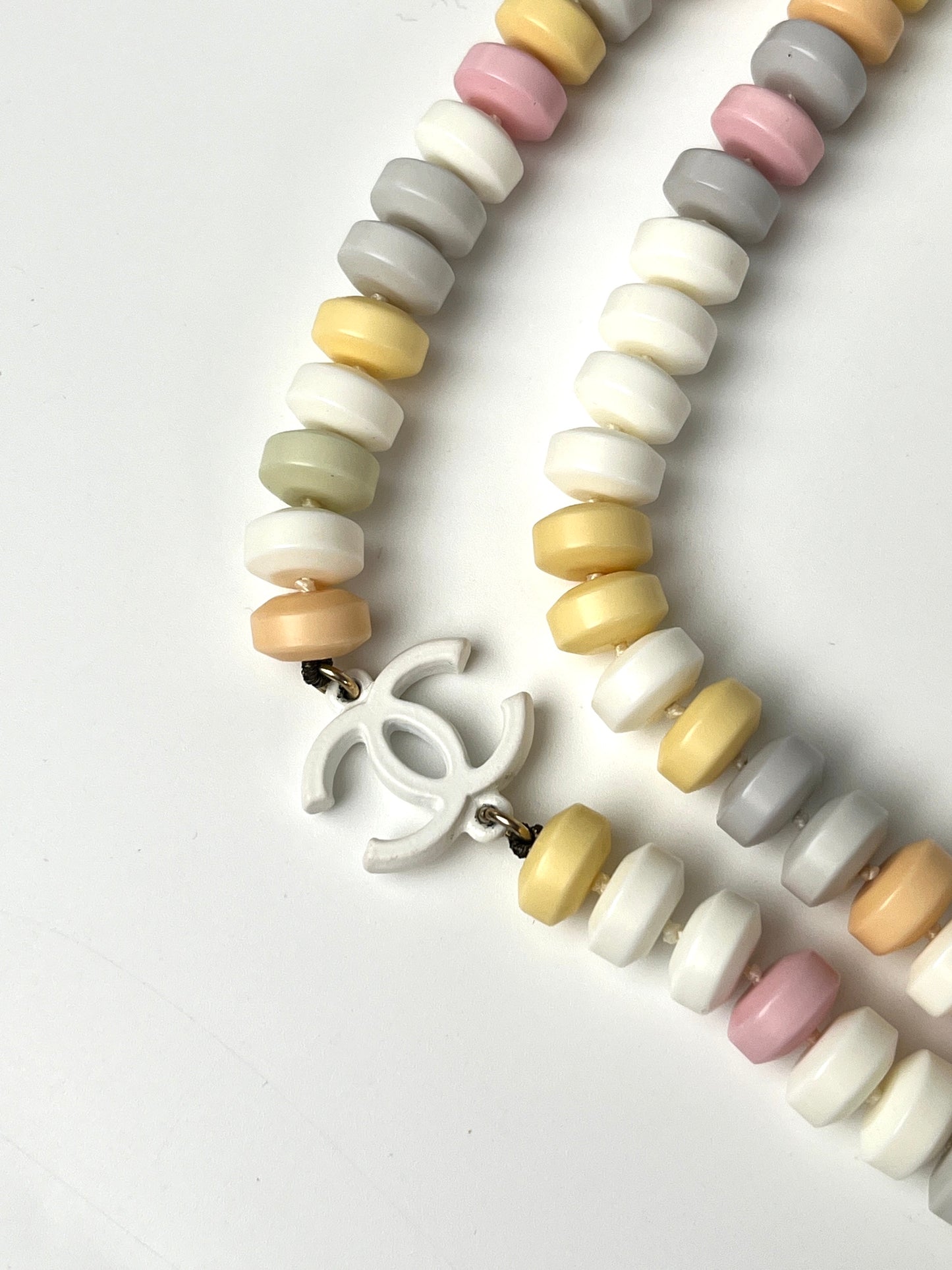 CHANEL 2014 Supermarket Candy Sweetie CC Station Long Necklace