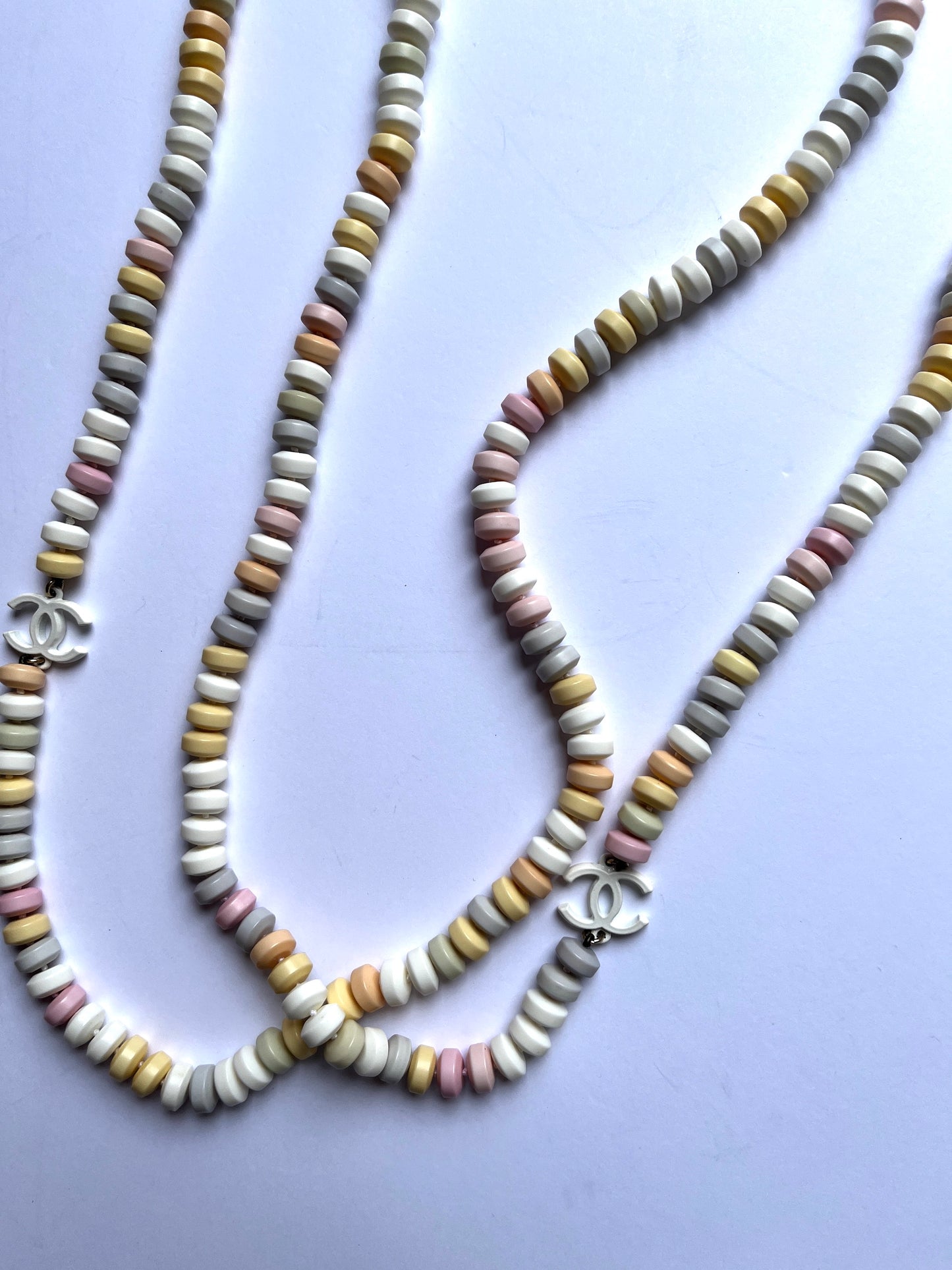 CHANEL 2014 Supermarket Candy Sweetie CC Station Long Necklace