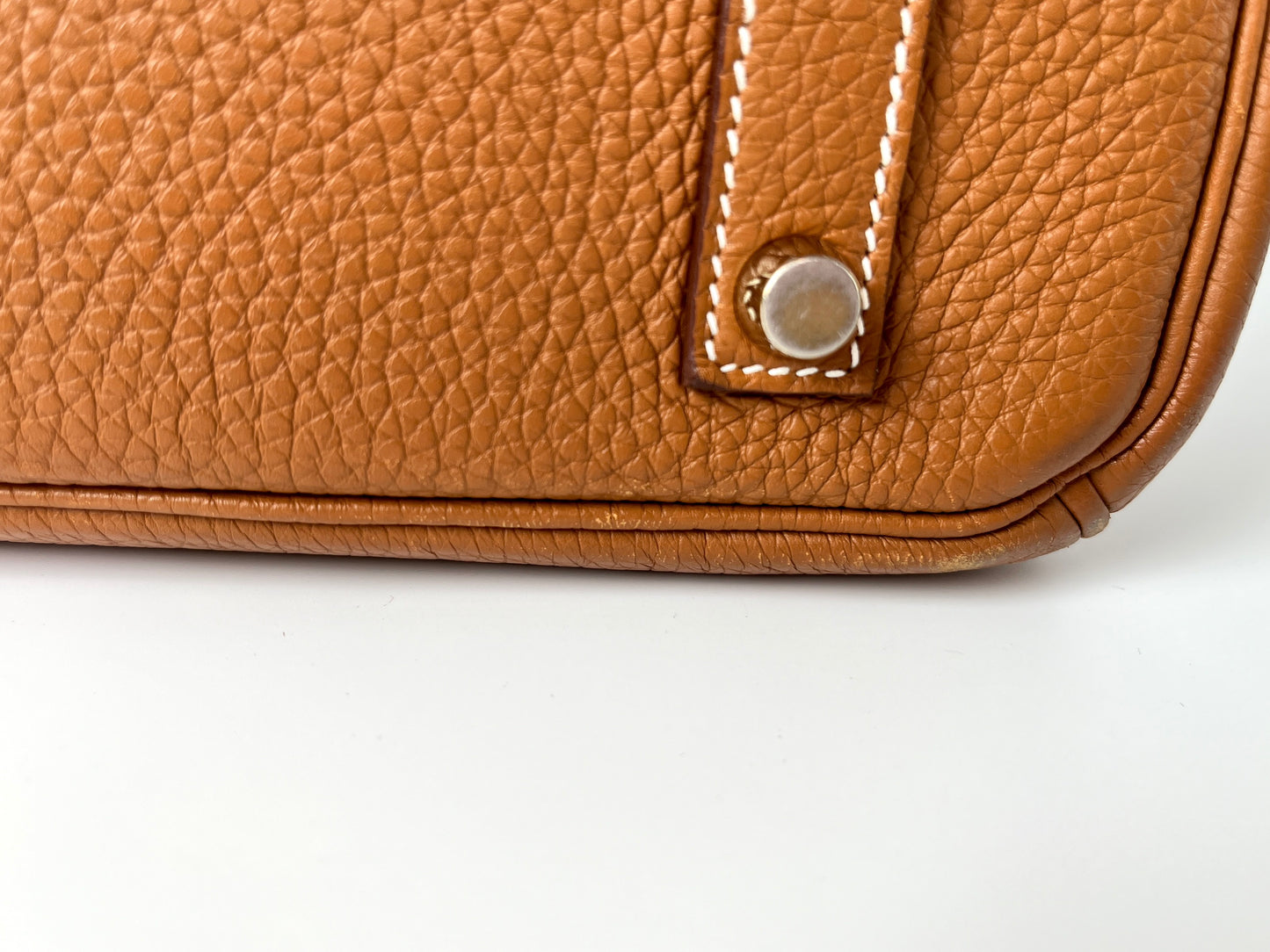 HERMES Togo Birkin 35 Gold on Gold Hardware Leather Bag