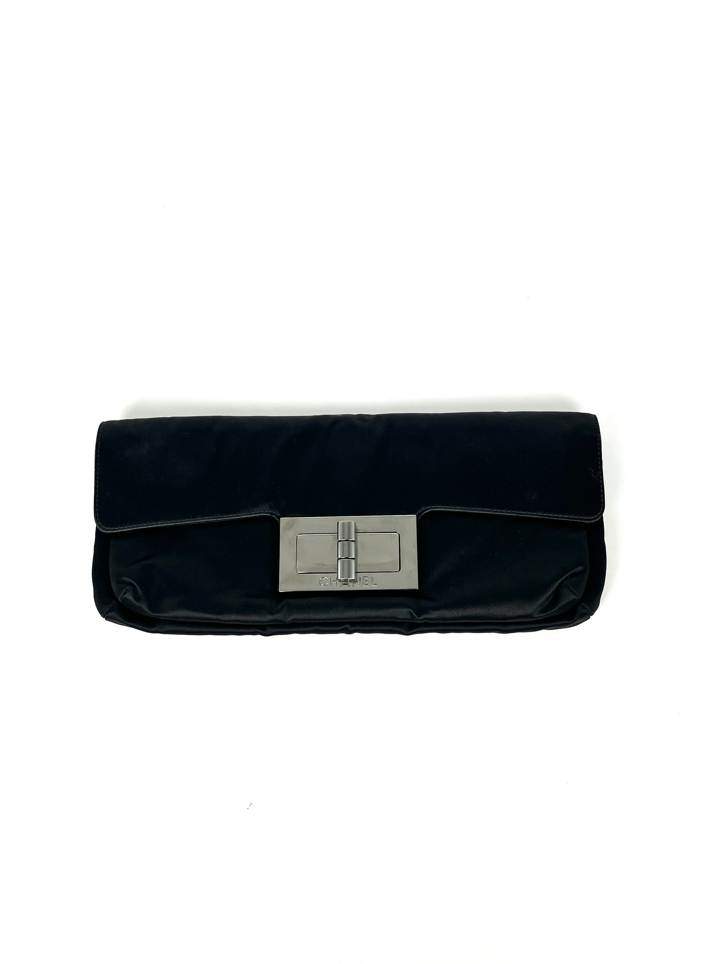 Vintage CHANEL Reissue Satin Clutch Bag