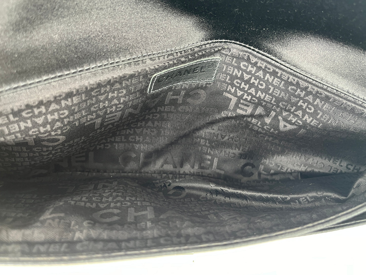 Vintage CHANEL Reissue Satin Clutch Bag
